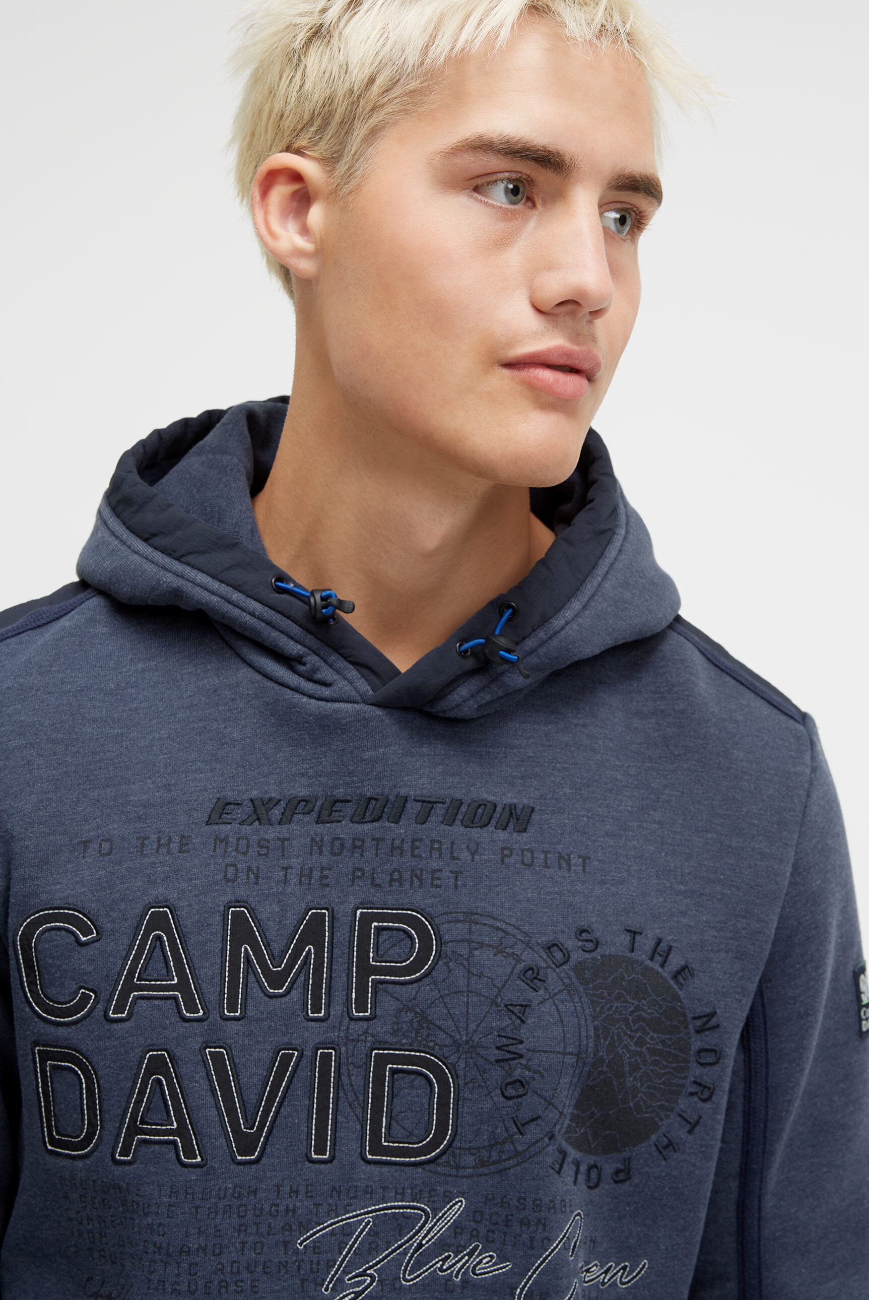 CAMP DAVID Kapuzensweatshirt, mit Reißverschluss-Taschen