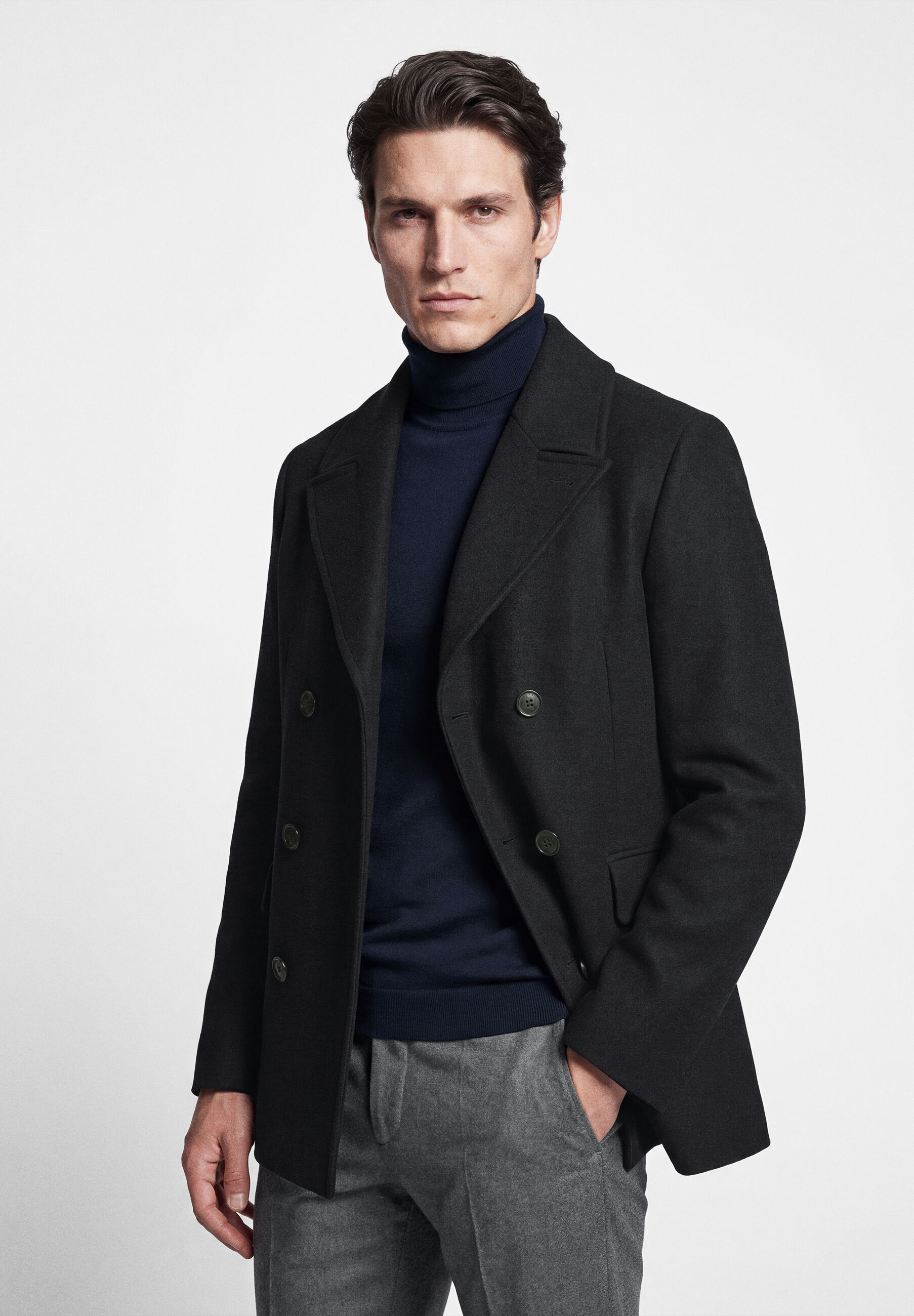 BENVENUTO. Wintermantel »CORADO« Klassischer Peacoat-Look