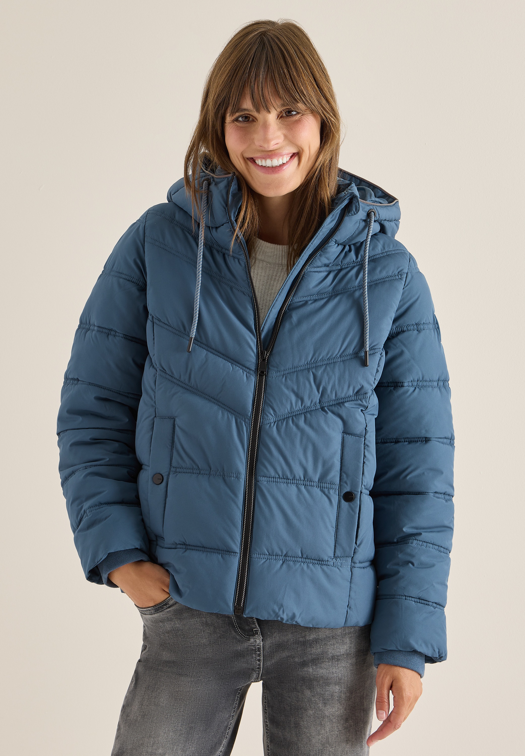 Cecil Steppjacke, mit Kapuze, mit reflektierenden Details günstig online kaufen