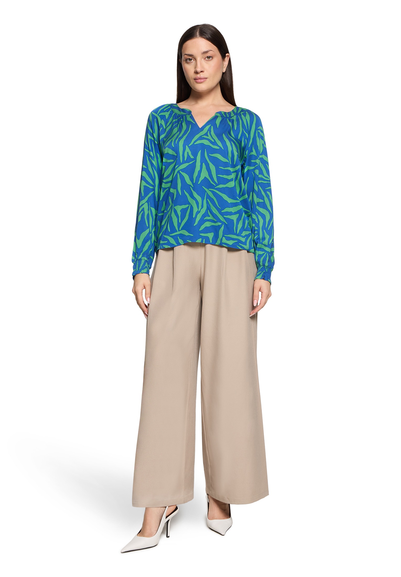 Cartoon Schlupfbluse »Damen mit Muster«