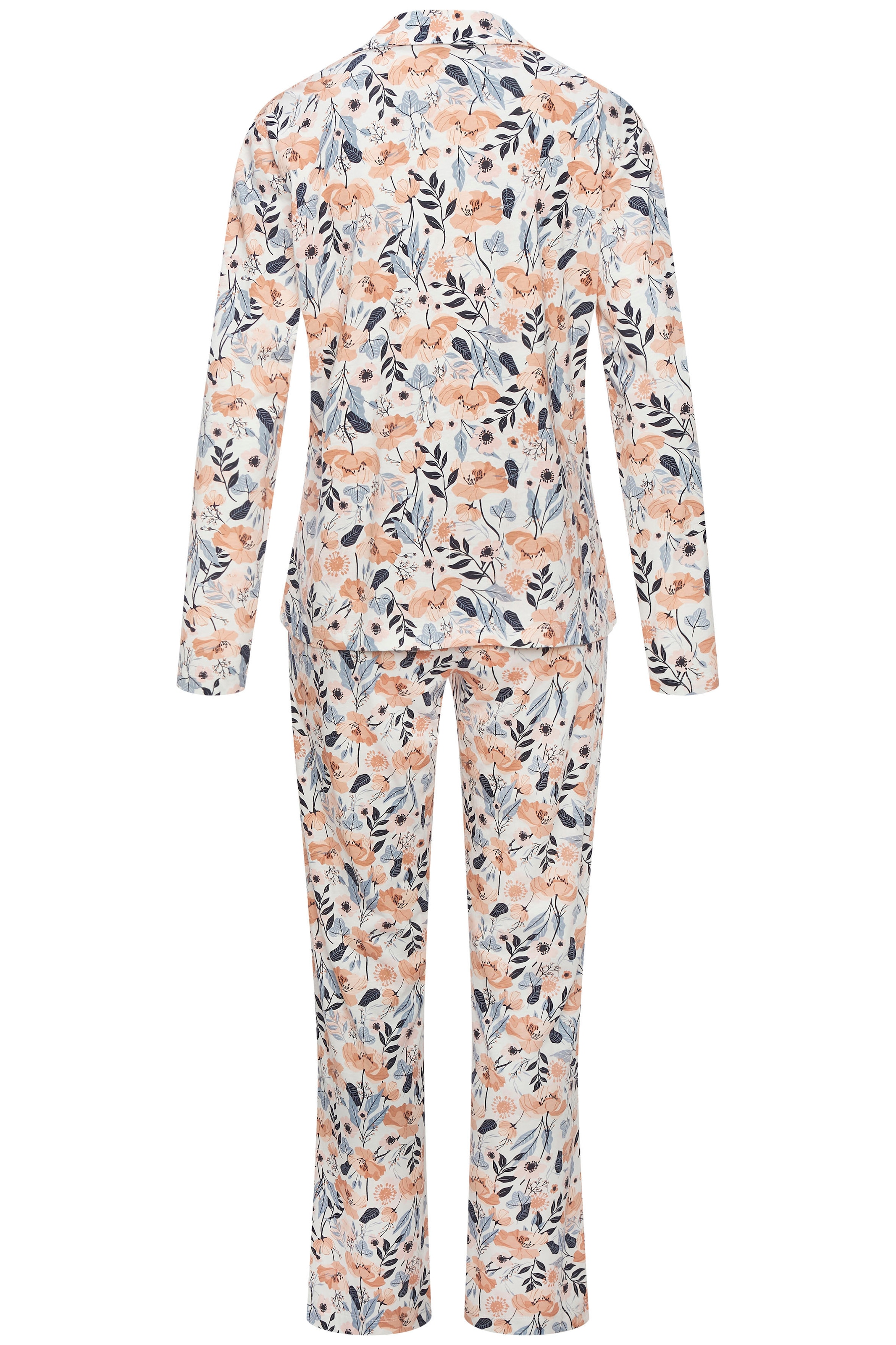 Vivance Dreams Pyjama, (2 tlg.), mit durchgehender Knopfleiste