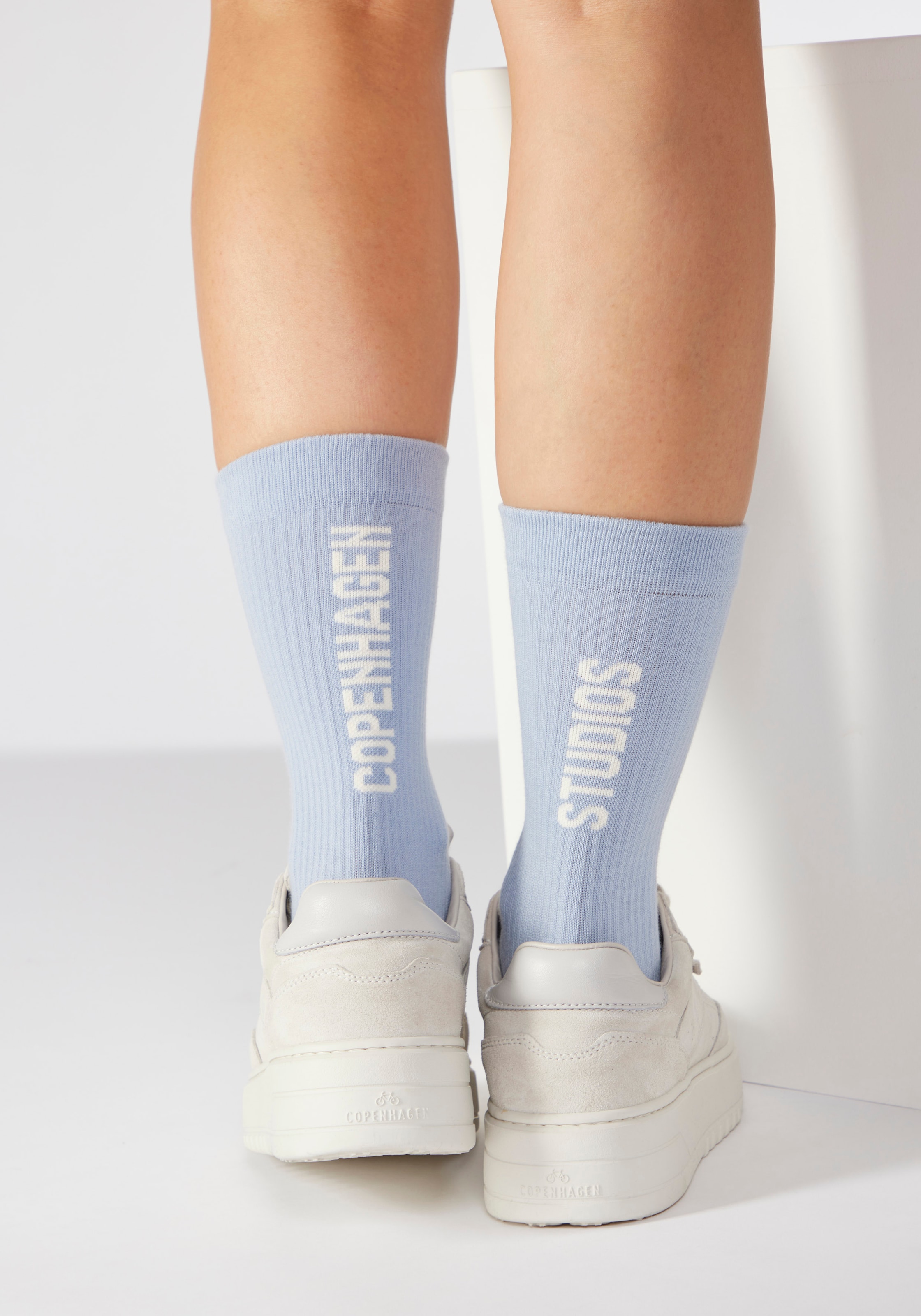 Copenhagen Studios Tennissocken Packung, 3 Stk. tlg. mit großem Schriftzug