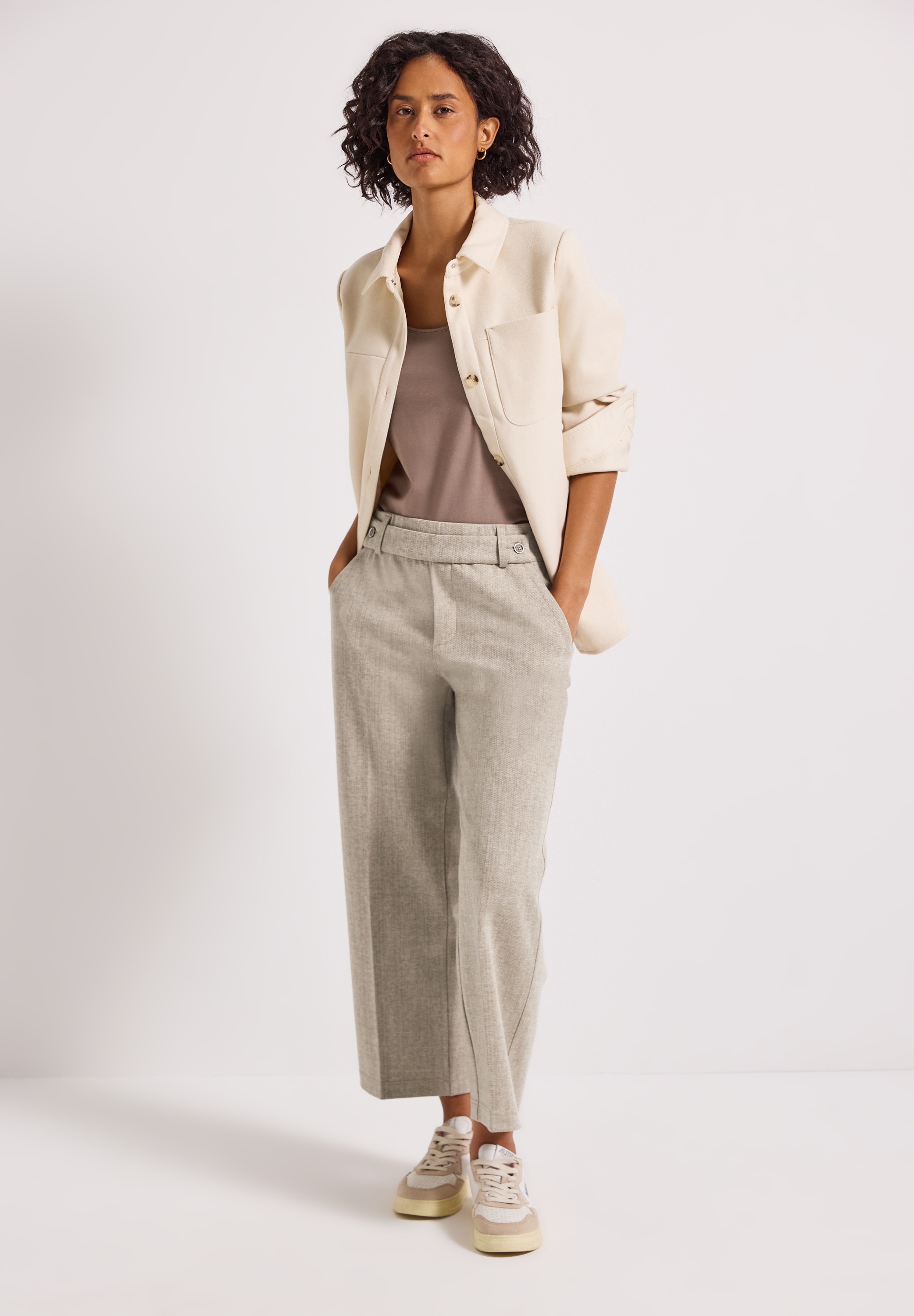 STREET ONE Stoffhose, High Waist