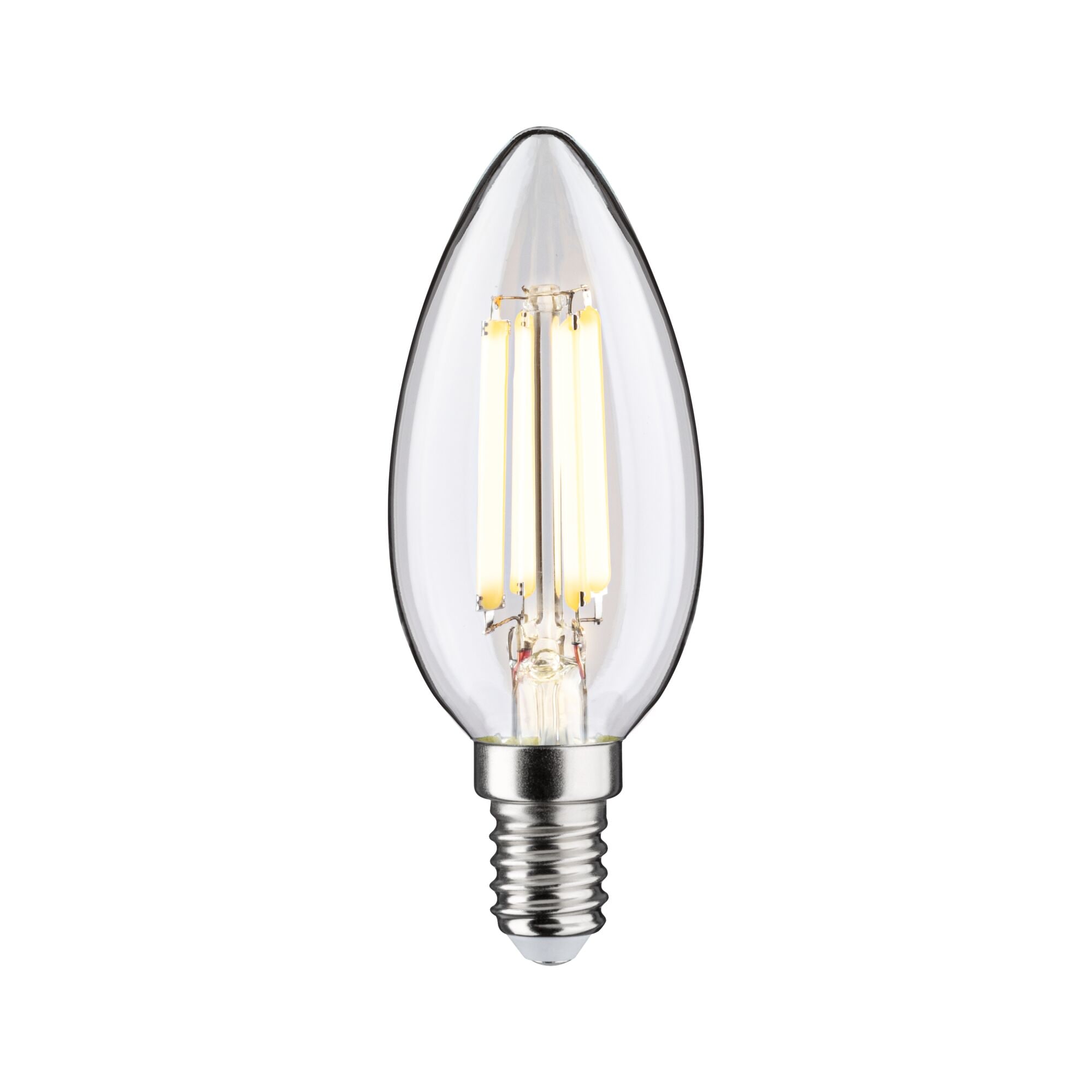 Paulmann LED-Leuchtmittel »Eco-Line Filament 230V LED Kerze E14 1er-Set 525lm 2,5W 3000K Klar«, E14, 1 St., Warmweiß
