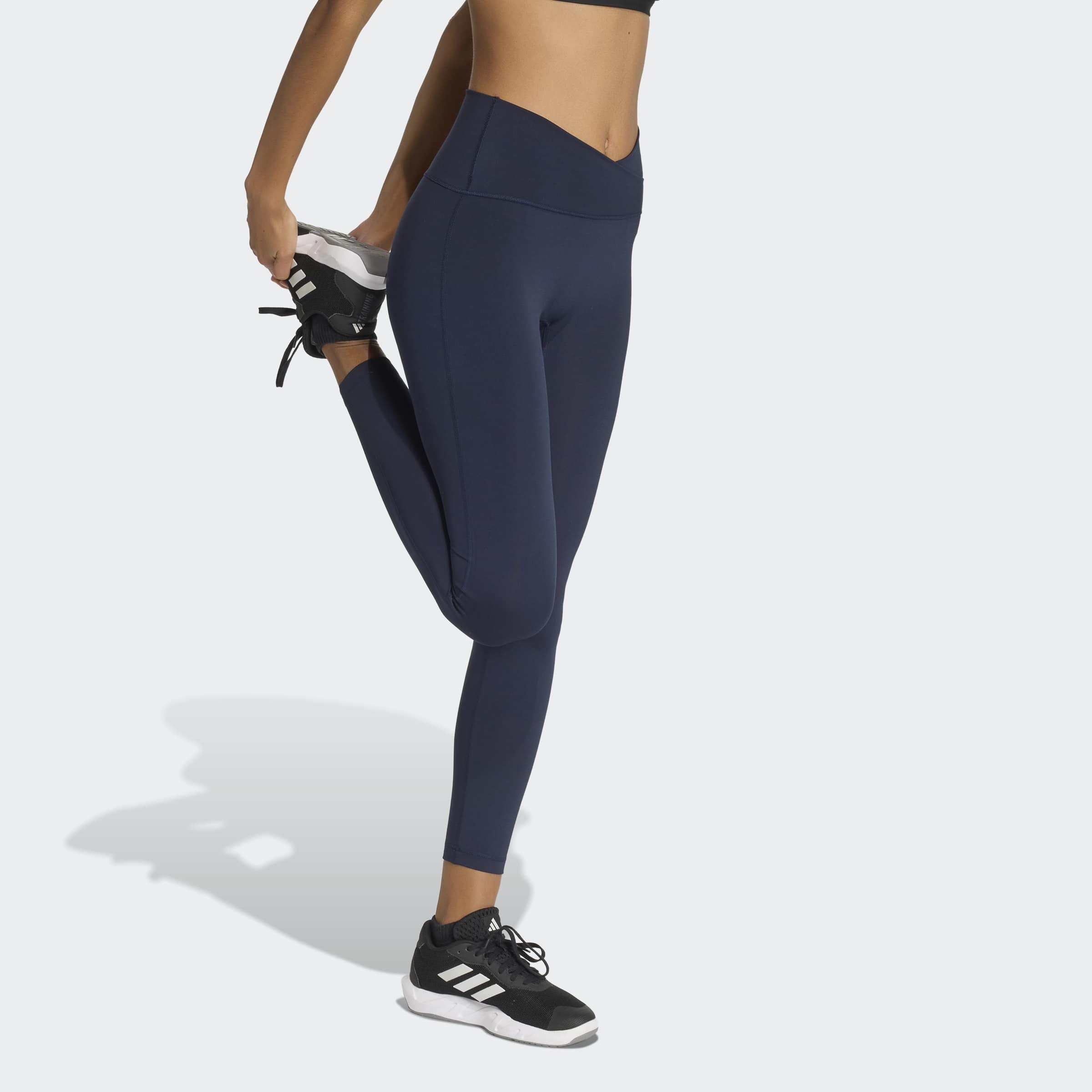 adidas Performance "3-STREIFEN STUDIO ALL ME 7/8 X-OVER LEGGINGS"