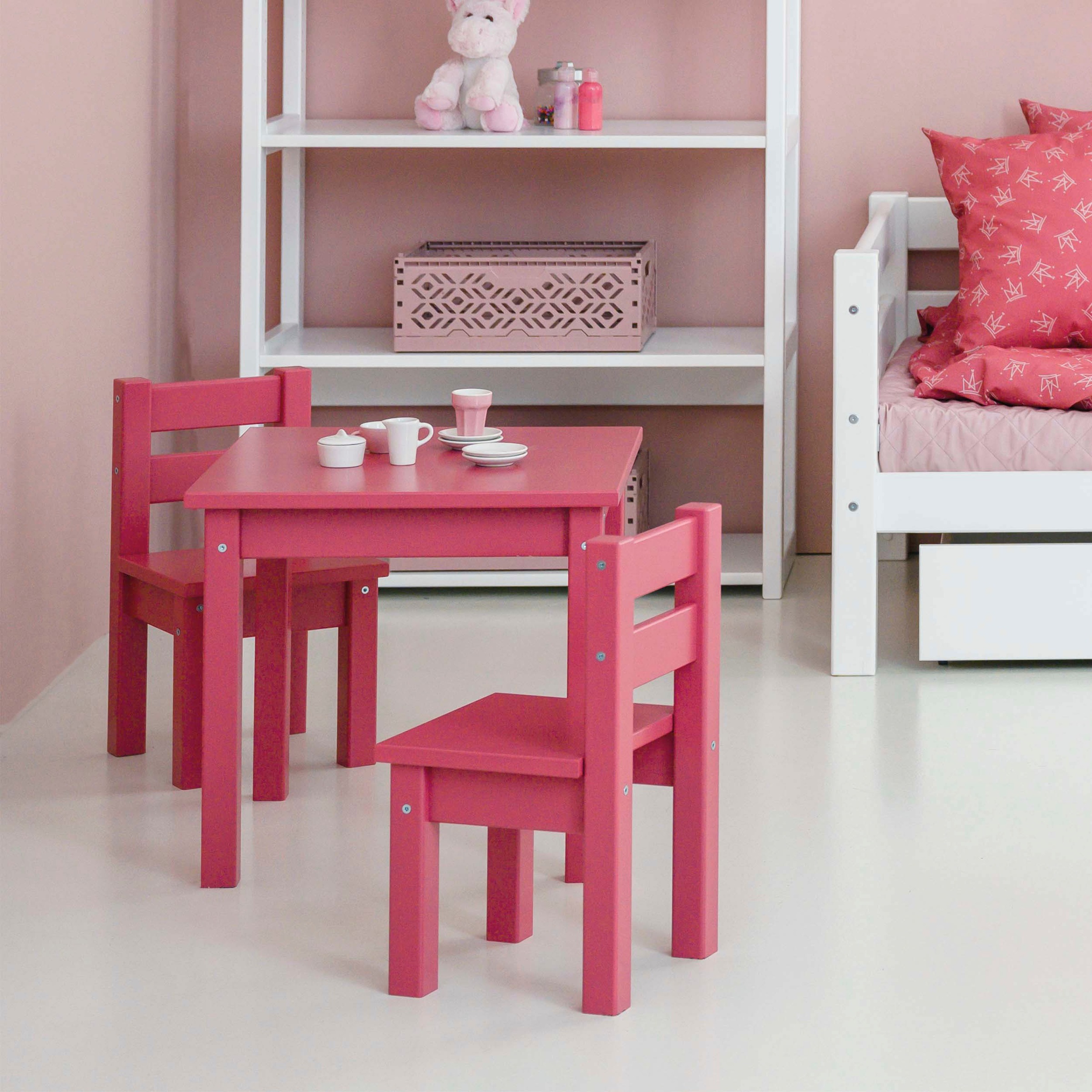 Hoppekids Kindersitzgruppe "MADS Kindersitzgruppe" Set, 1 Tisch, 1 Stuhl, 2 günstig online kaufen