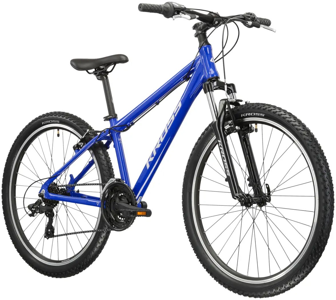 Kross Mountainbike »KROSS MTB Hardtail Hexagon 1.0 26" blau 21 Gänge«, 21 Gang, Shimano, TOURNEY TX800 Schaltwerk, Kettenschaltung