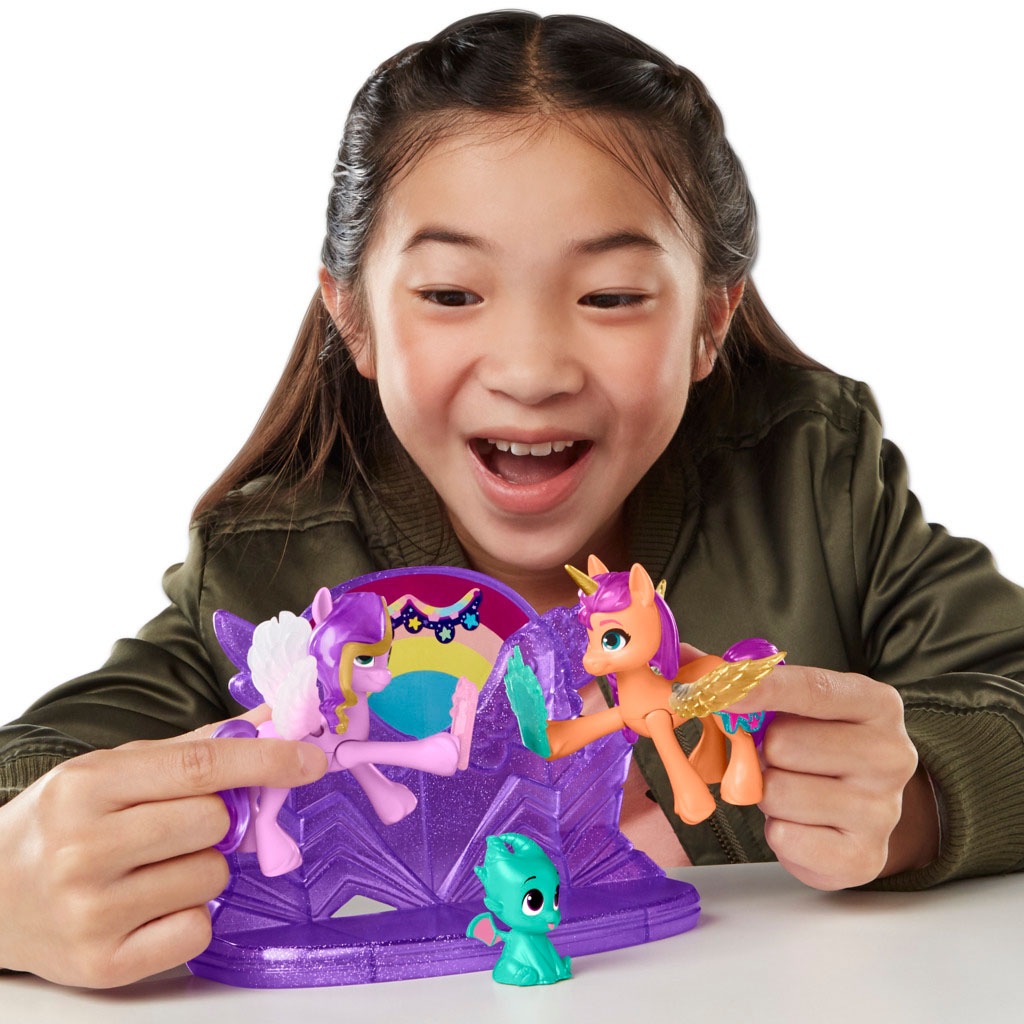 Hasbro Spielwelt »My Little Pony Zaubermelodie Radio«, mit Spielfiguren Sunny, Pipp und Sparky