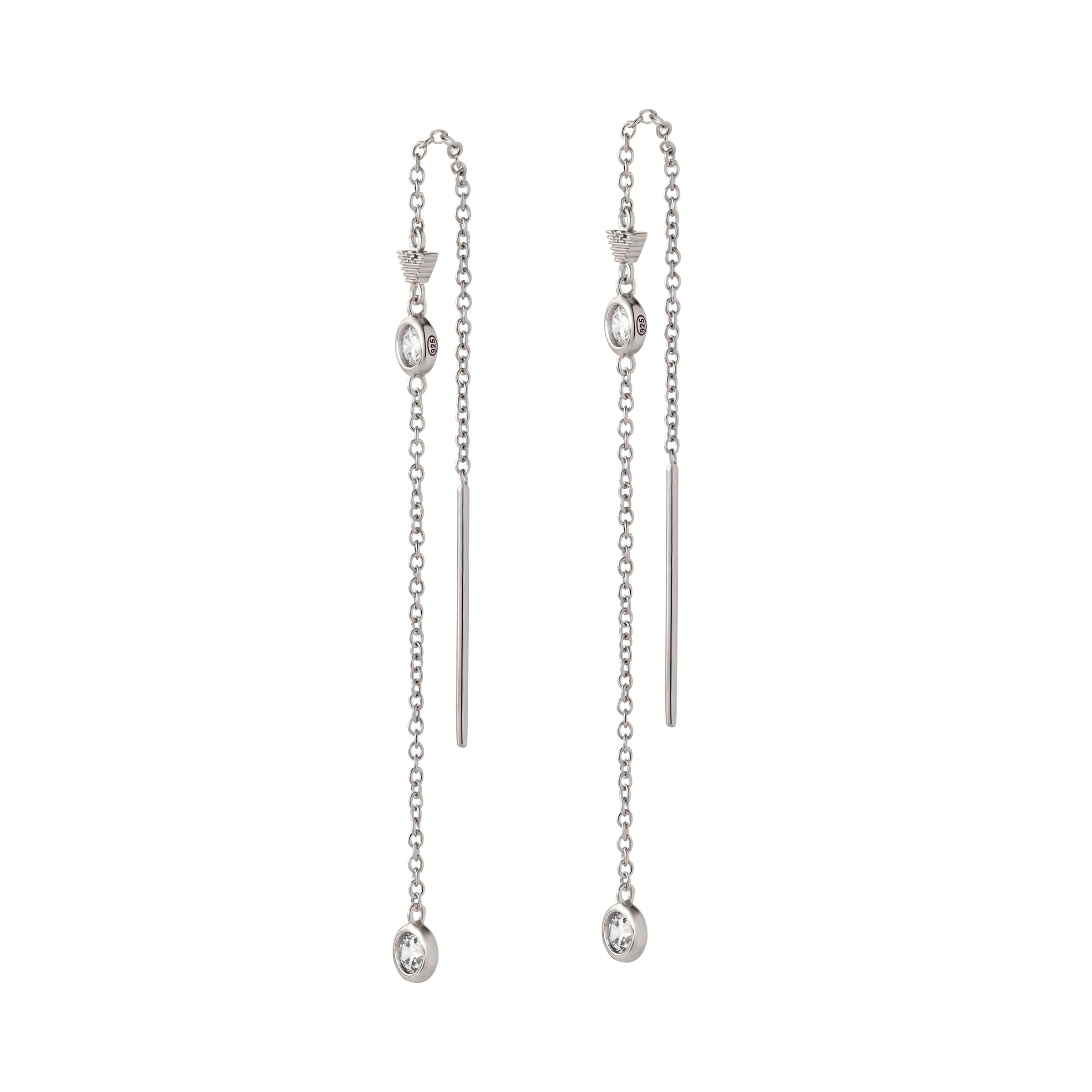Emporio Armani Paar Ohrhänger »Schmuck Geschenk Silber 925, EG3617040«, mit Zirkonia (synth.)