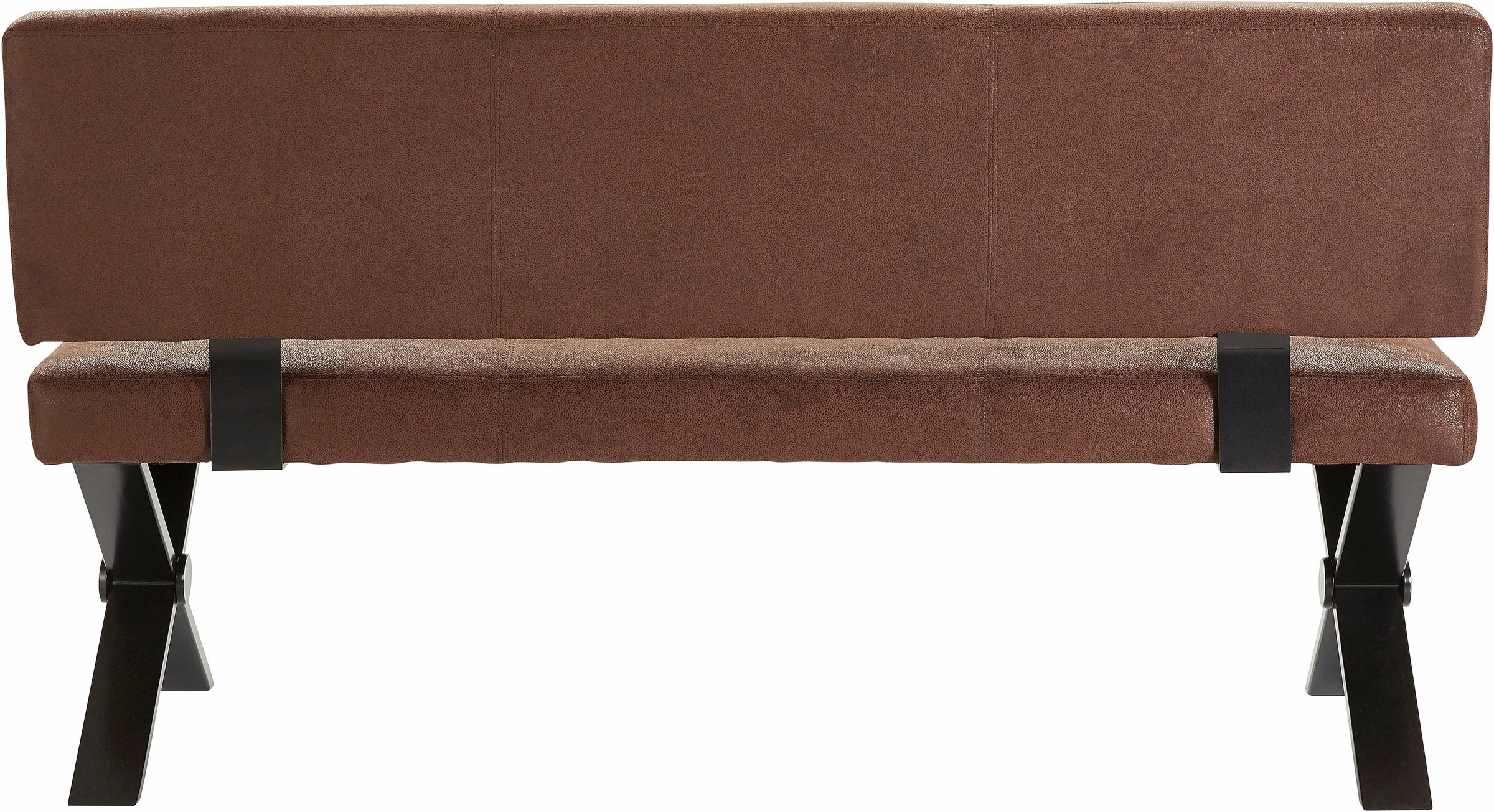 Homexperts Sitzbank »Colt«, Rückenlehne, Breite 140 oder 160 cm, Microfaserbezug in Vintage-Optik