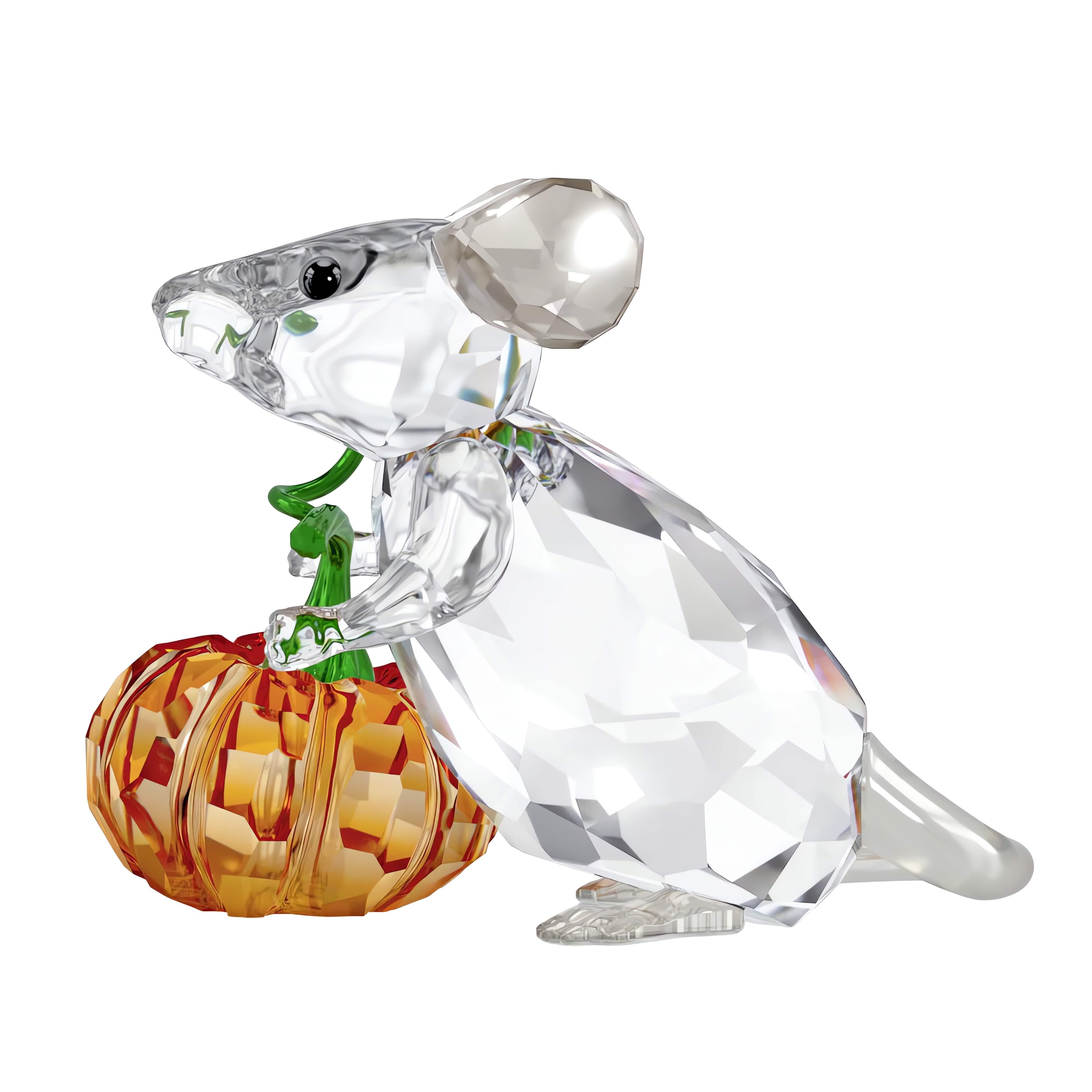 Swarovski Dekofigur »Kristallfigur Sammelfigur IDYLLIA Maus und Kürbis« Swarovski® Kristall