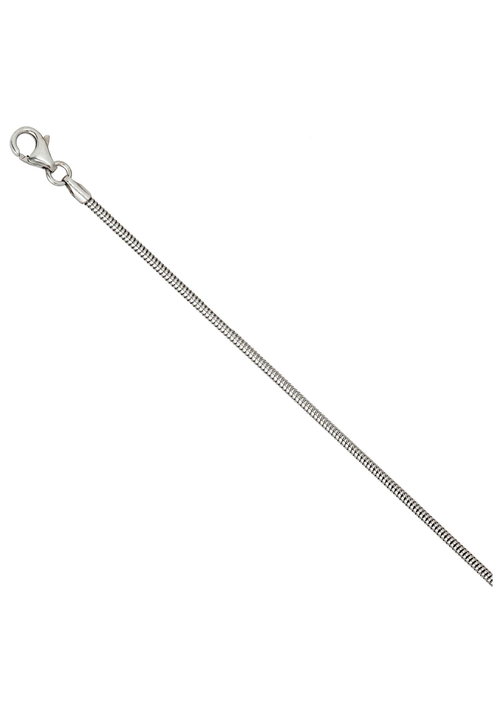 JOBO Silberkette, Schlangenkette 925 Silber 80 cm 1,6 mm