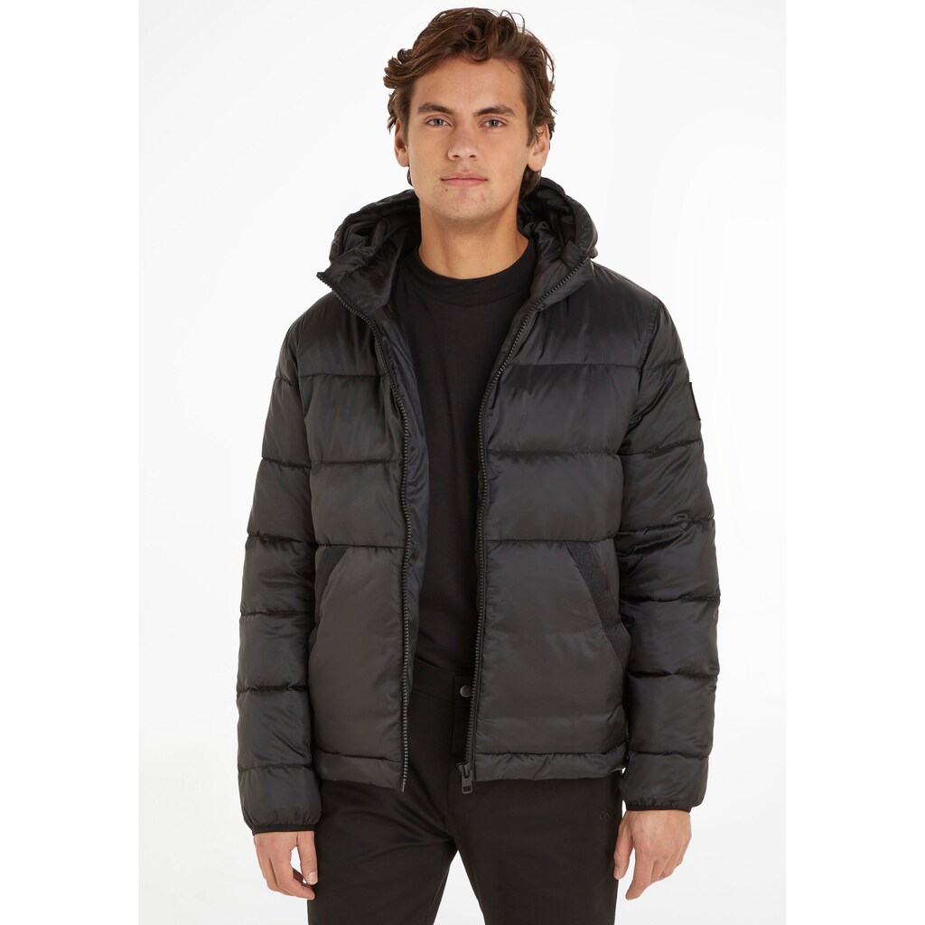 Calvin Klein Jeans Steppjacke »TRIM LW PADDED JACKET«, mit Kapuze