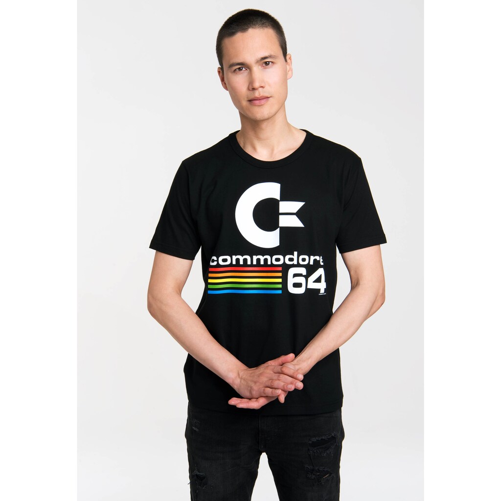 LOGOSHIRT T-Shirt »Commodore C64 Logo«