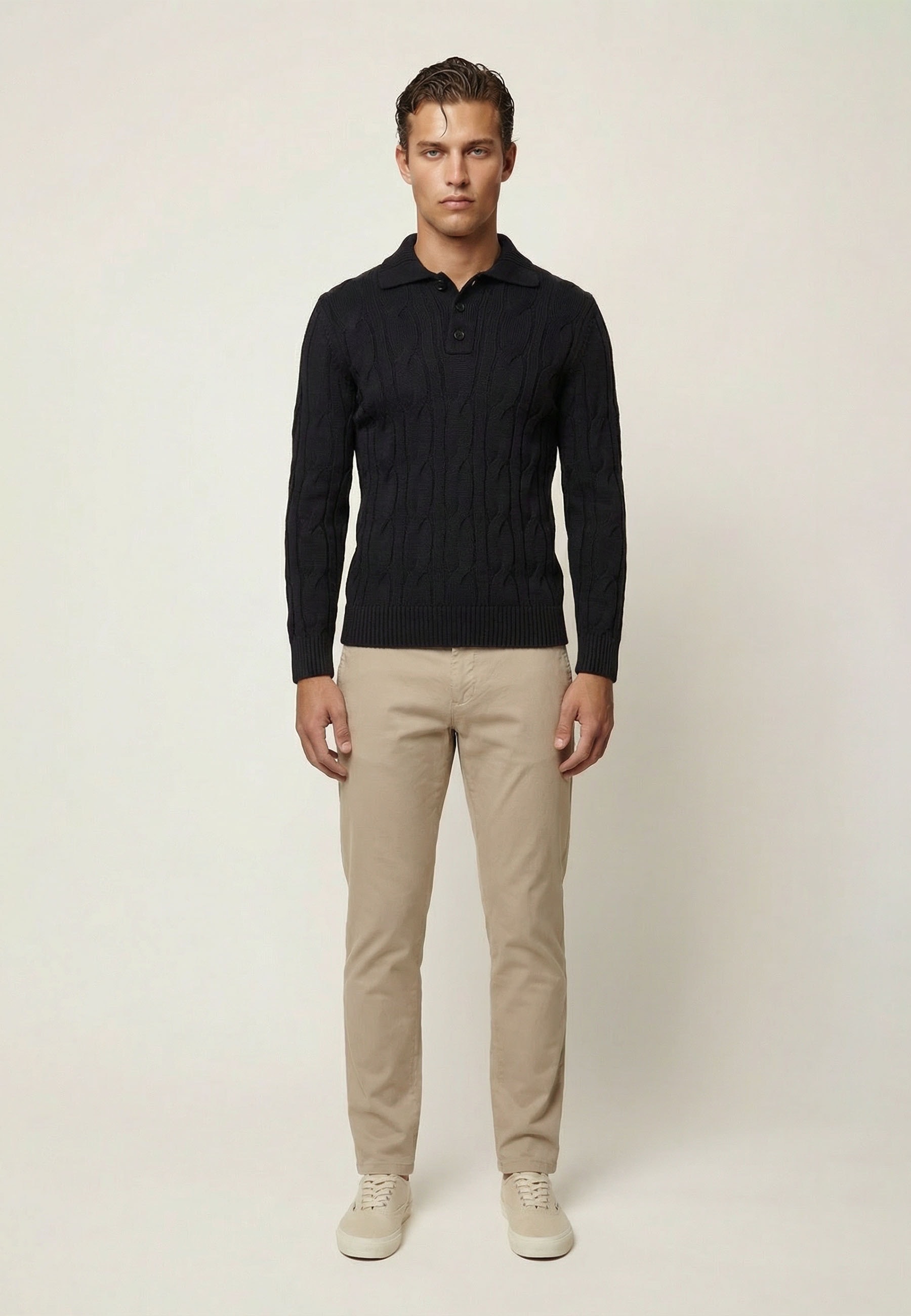 Felix Hardy Polokragenpullover »Pullover mit Polo-Kragen«