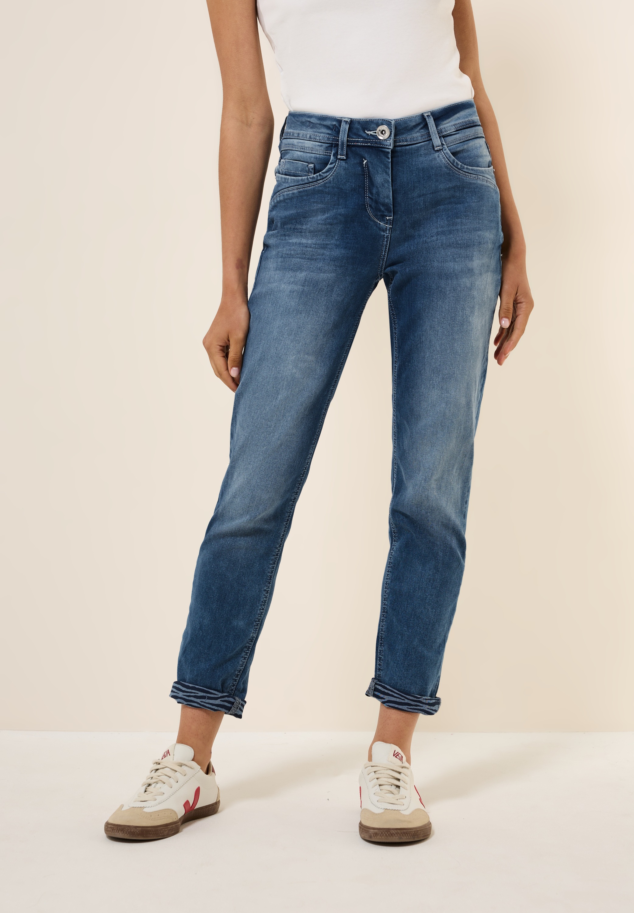 Cecil Slim-fit-Jeans, High Waist günstig online kaufen