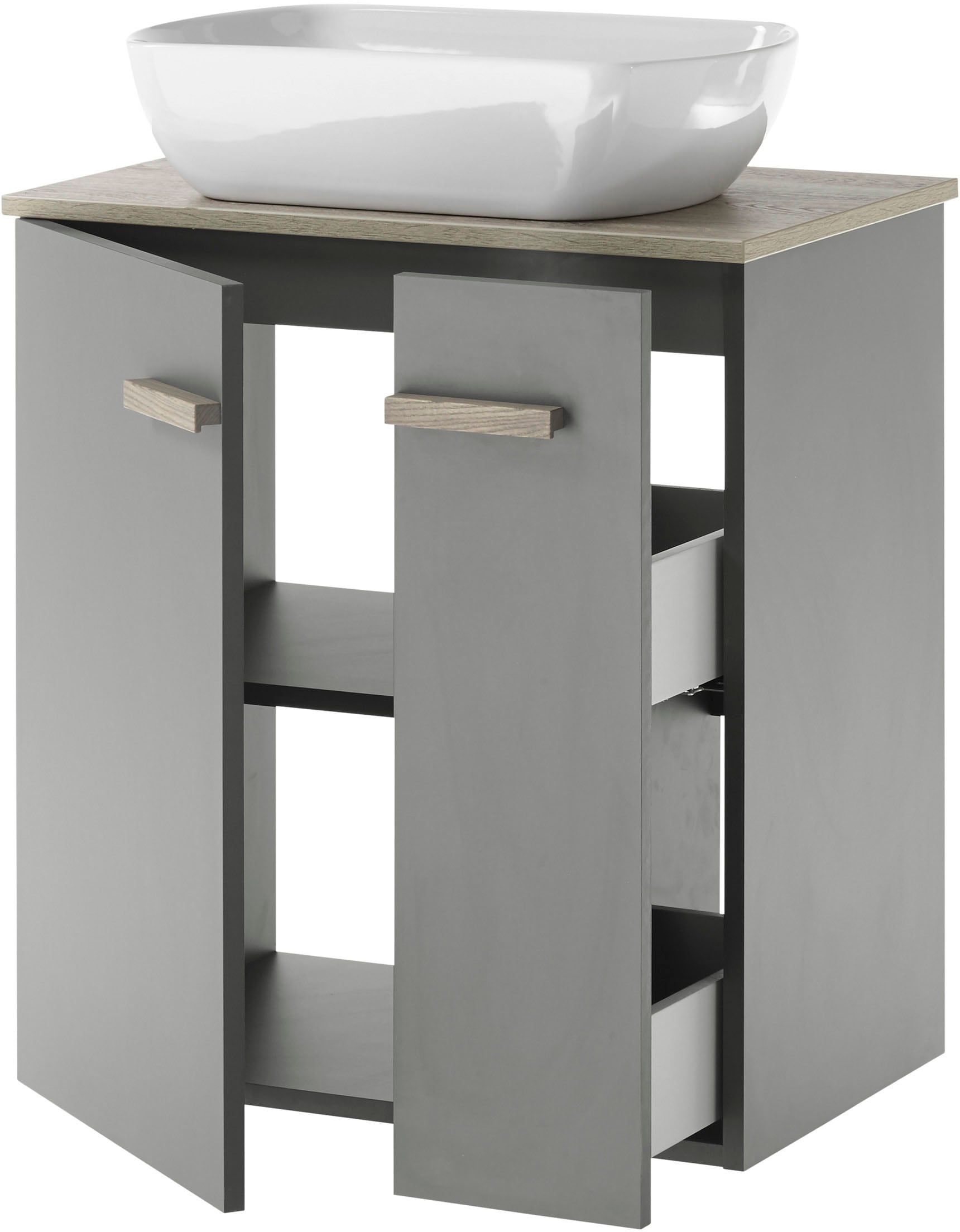 Places of Style Badmöbel-Set "SOLiD, Badmöbel-Set, Bad im modernen Design, günstig online kaufen