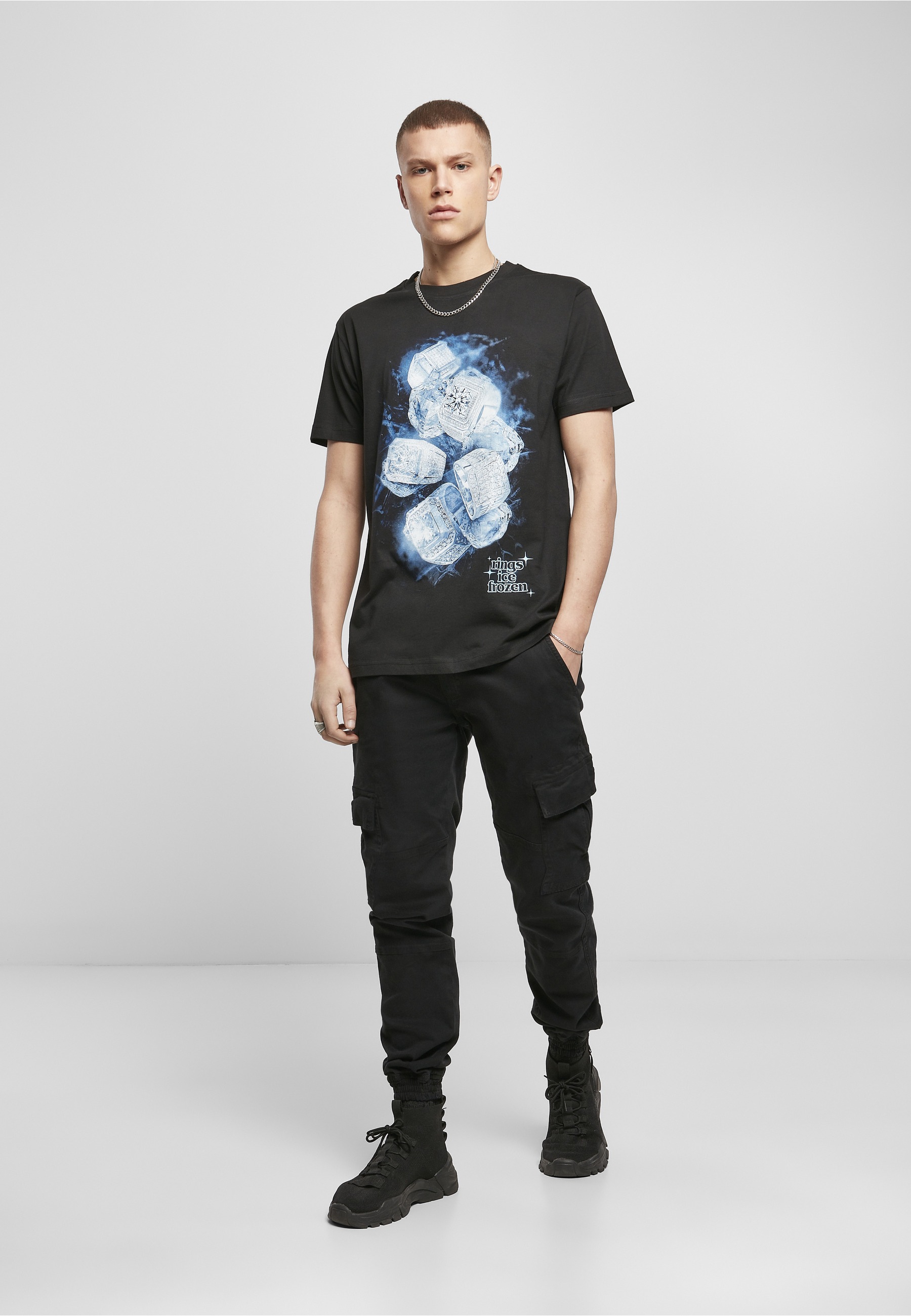 MisterTee T-Shirt »MisterTee Herren Ice Rings Tee« 1 Stk.