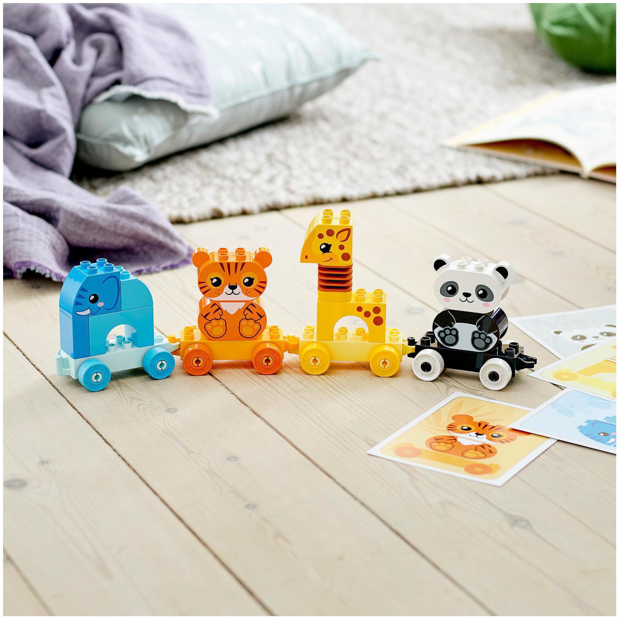 LEGO® Konstruktionsspielsteine »Mein erster Tierzug (10955), LEGO® DUPLO® Creative Play«, (15 St.), Made in Europe