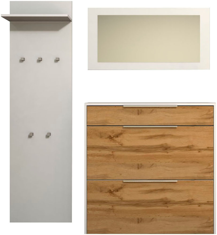 Thumbnail - borchardt Möbel Garderoben-Set "Oliva" 3 Stk. tlg.