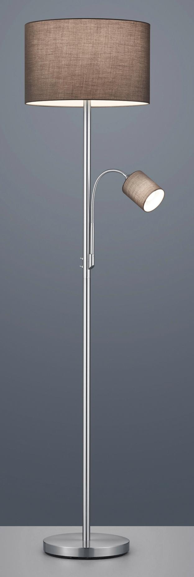 TRIO Leuchten Stehlampe »Hotel« E14 | E27 mit flexibel einstellbarer Leseleuchte, getrennt schaltbar