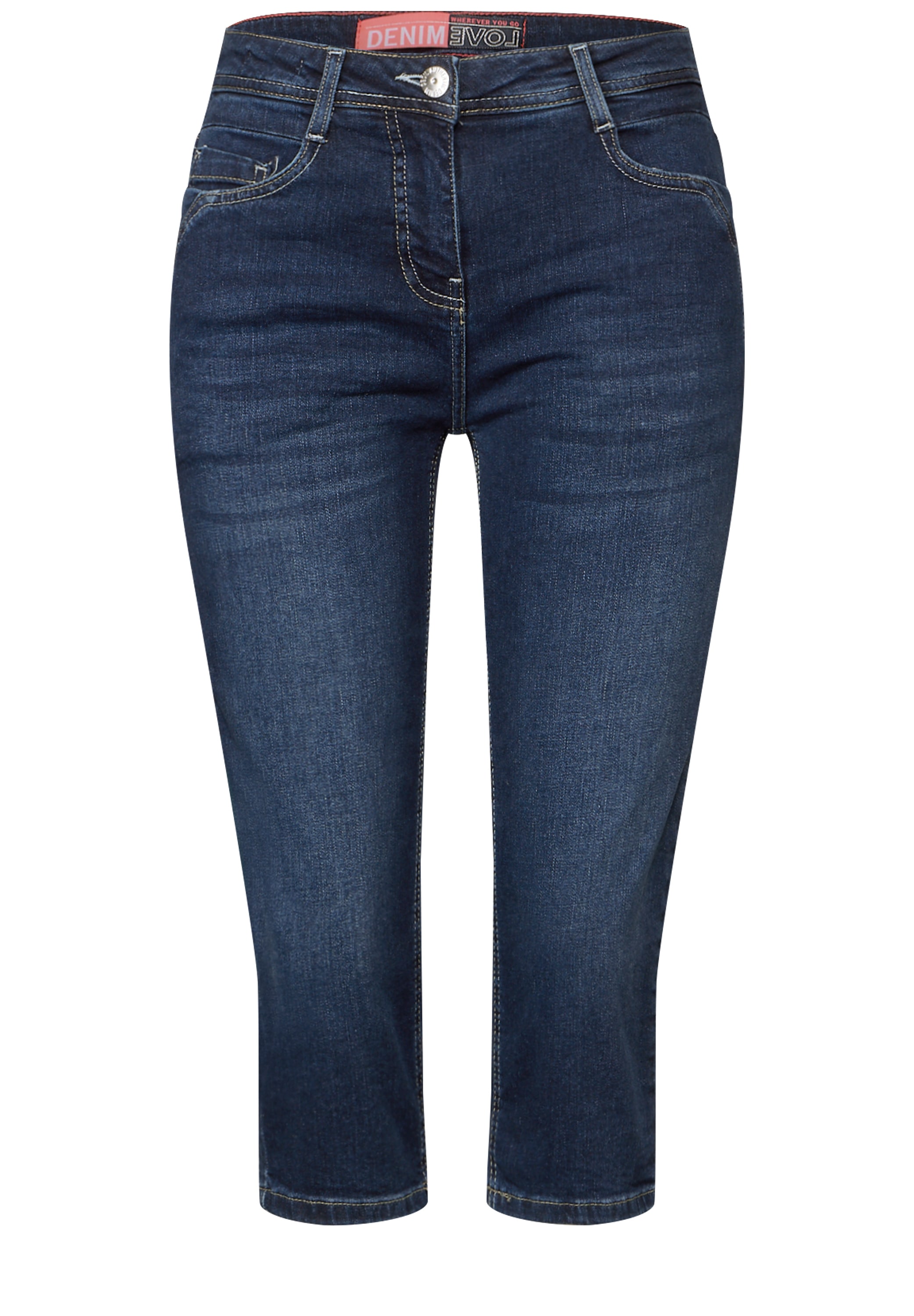 Cecil Slim-fit-Jeans, High Waist