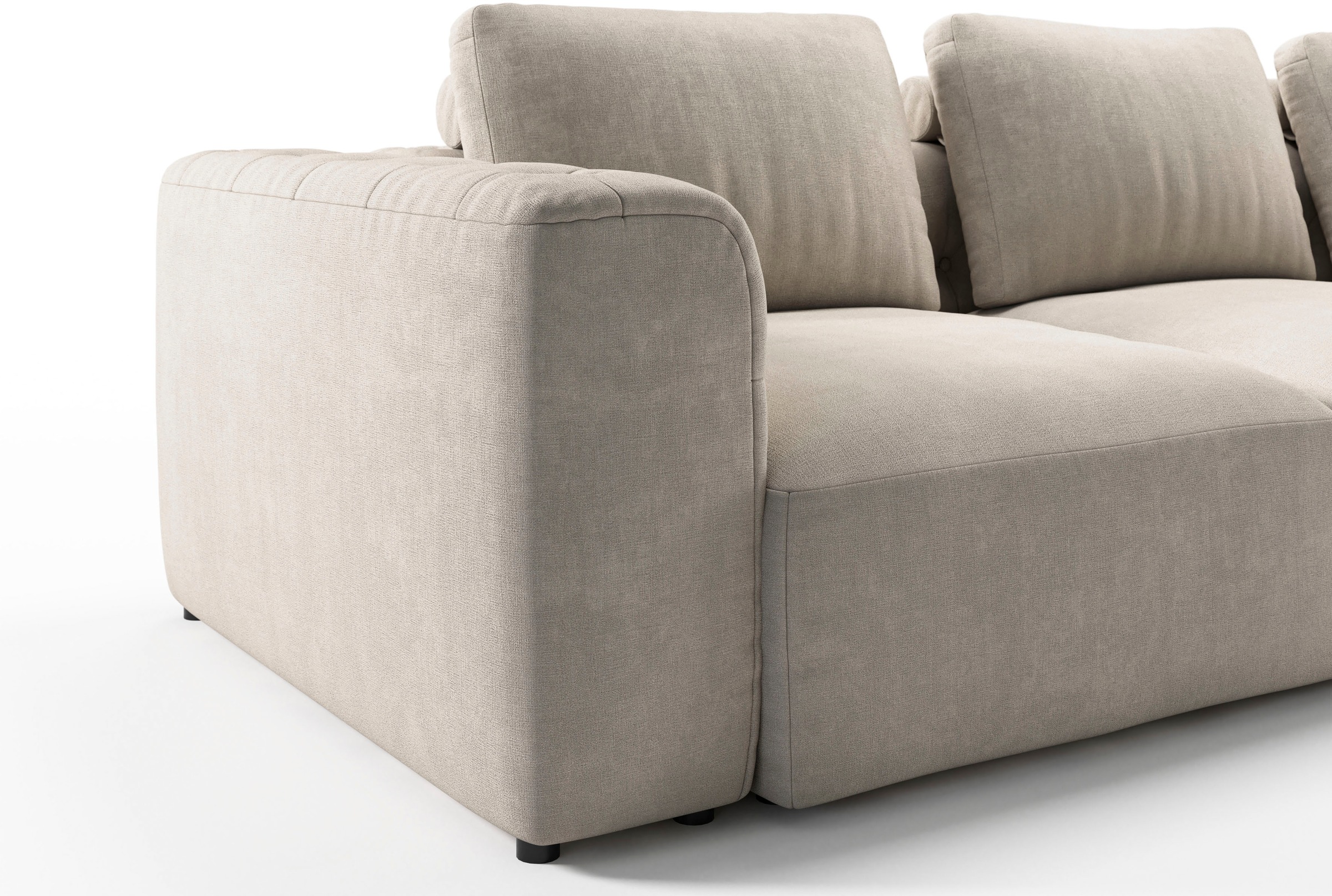 RAUM.ID 3-Sitzer »Cushid«, Modulsofa, bestehend aus 3 Teilen, Breite 300 cm