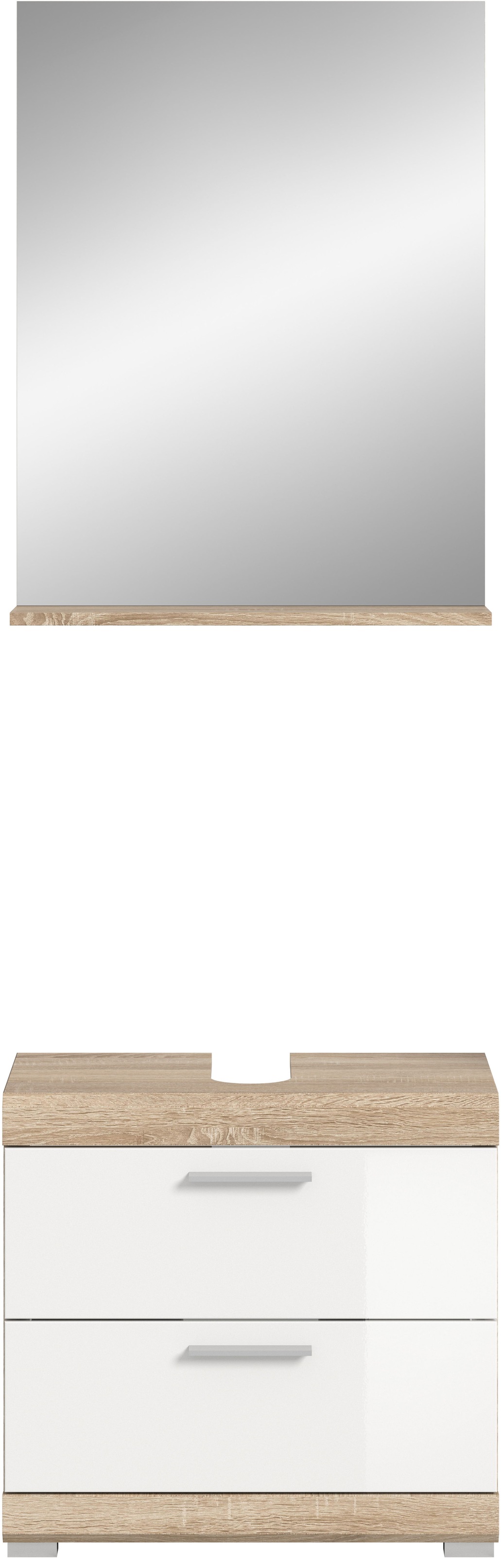 Thumbnail - INOSIGN Badmöbel-Set "Siena, 2 teilig, bestehend aus: Waschbeckenunterschrank, Spiegel" Set, TOPSELLER, 2 Stk. tlg.