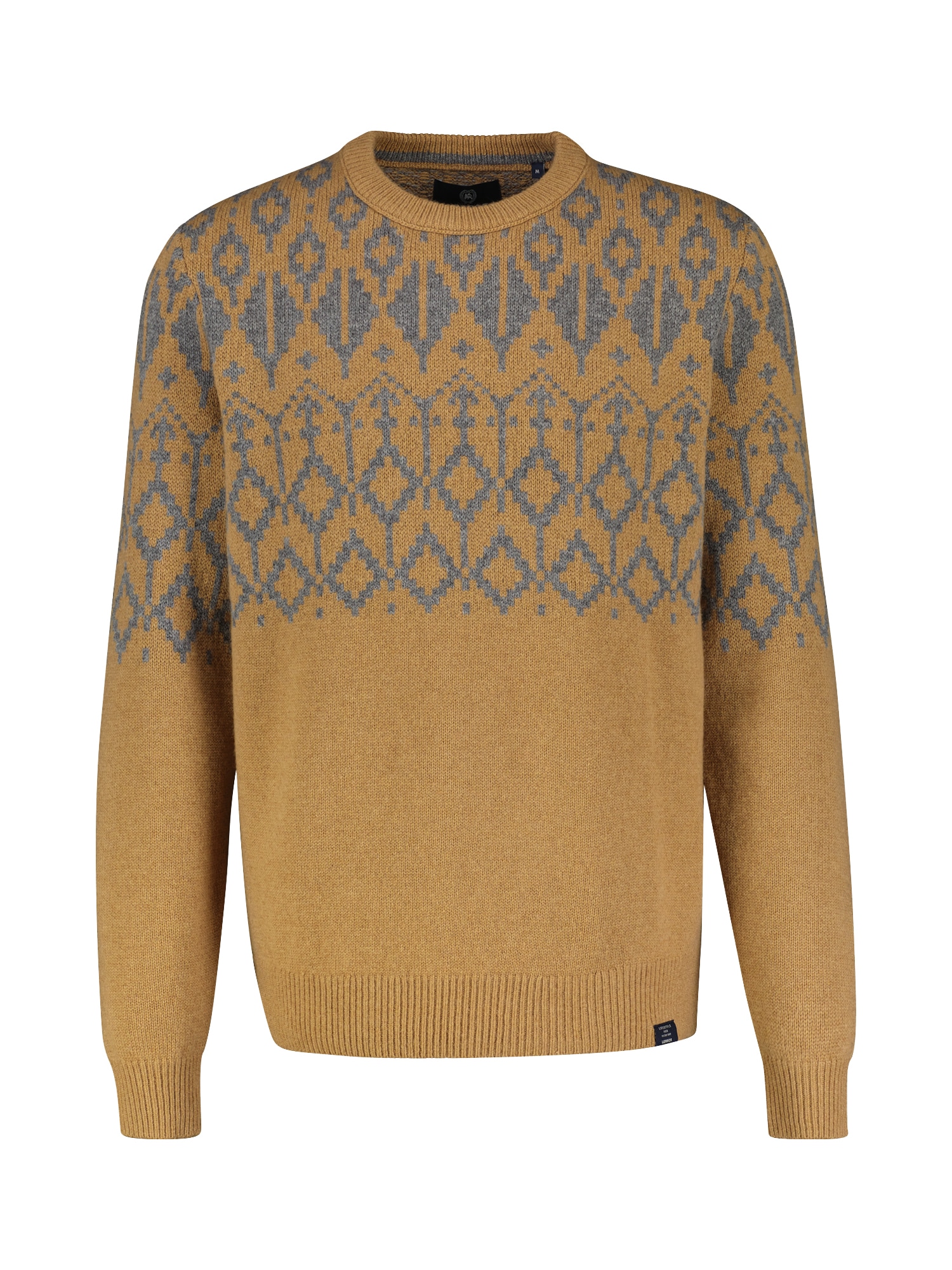 LERROS 1100000002199 "Jacquard-Pullover aus gestrickter Schurwolle mit Kaschmiranteil"