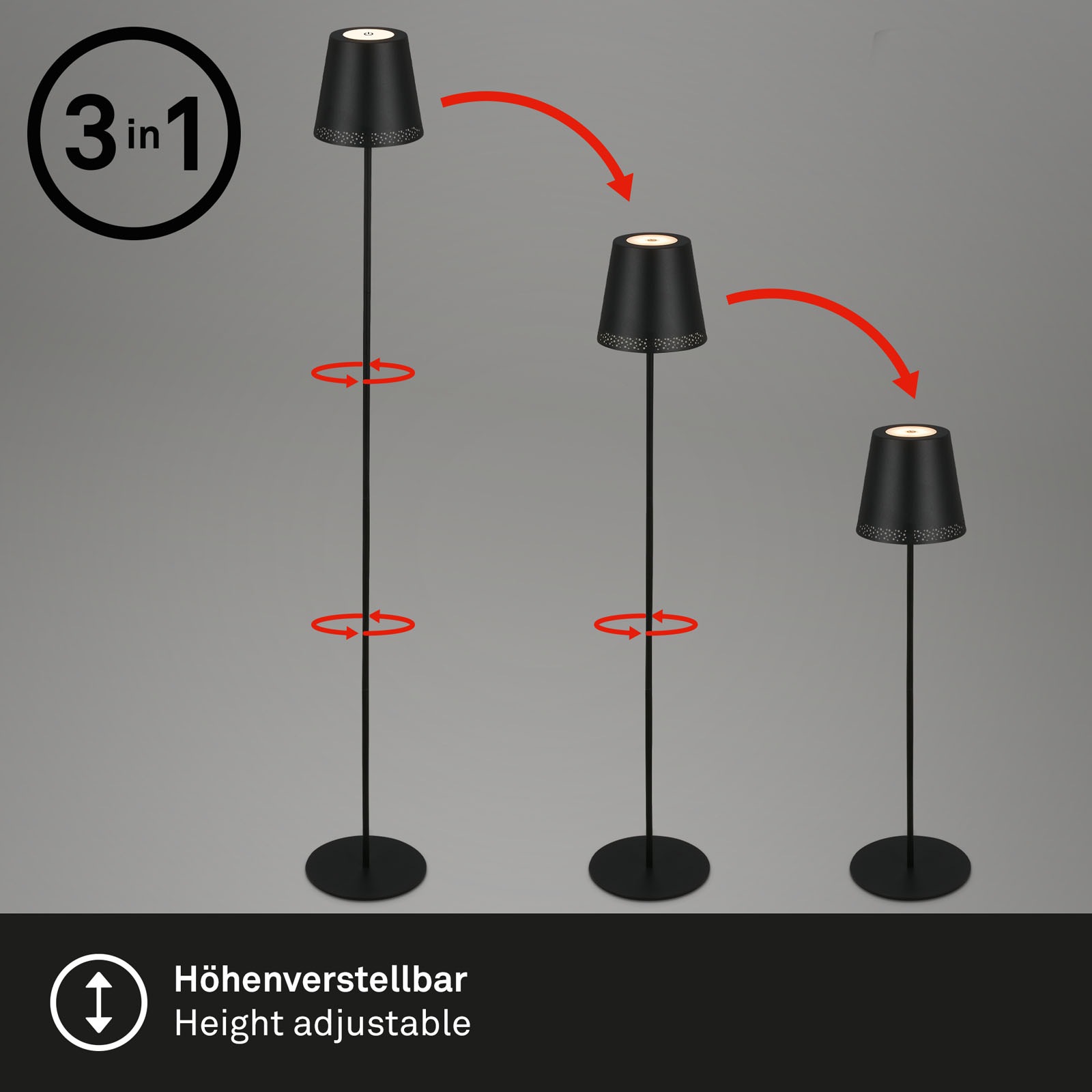 Briloner Leuchten Stehlampe »KIKI«
