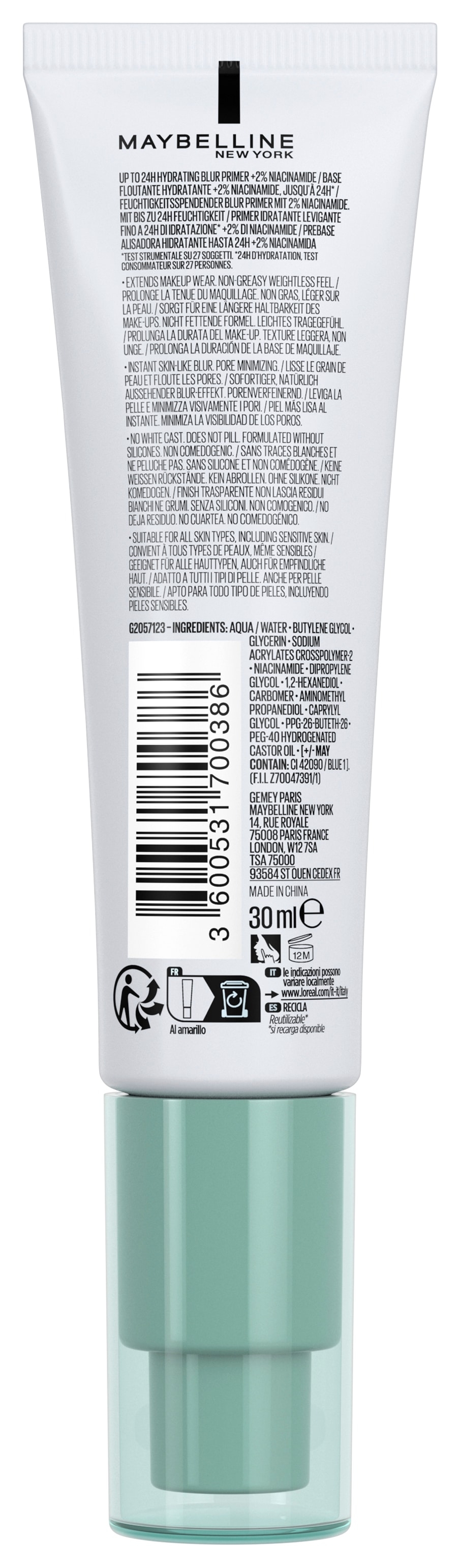 MAYBELLINE NEW YORK Primer »Maybelline New York Poreless Jelly Primer«