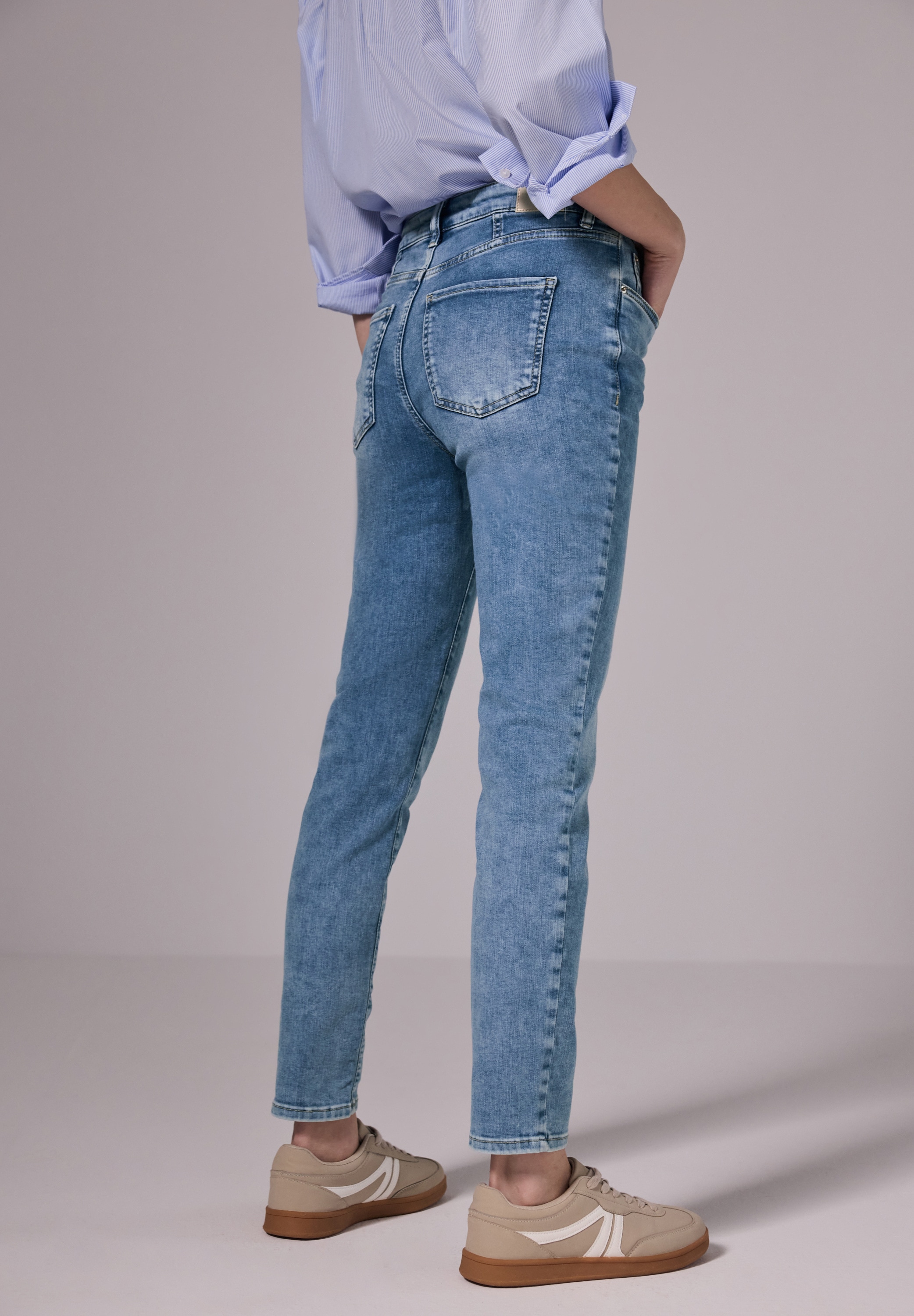 STREET ONE STUDIO Skinny-fit-Jeans High Waist