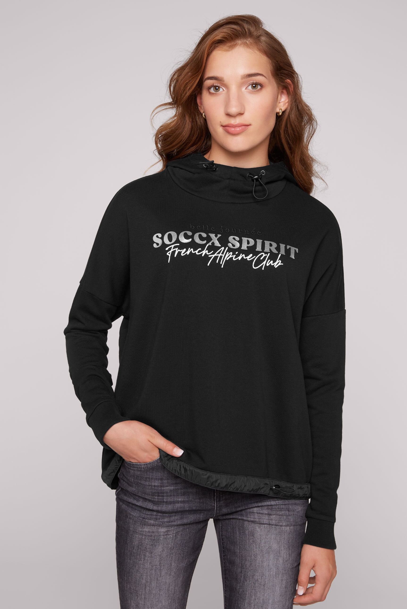 SOCCX Sportinis megztinis su gobtuvu su Gumm...