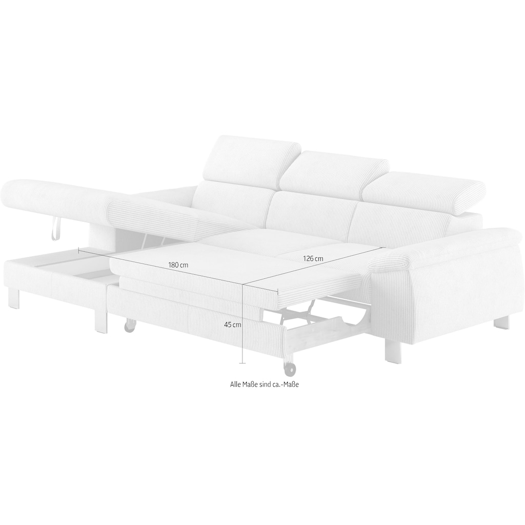 COTTA Ecksofa »Komaris«