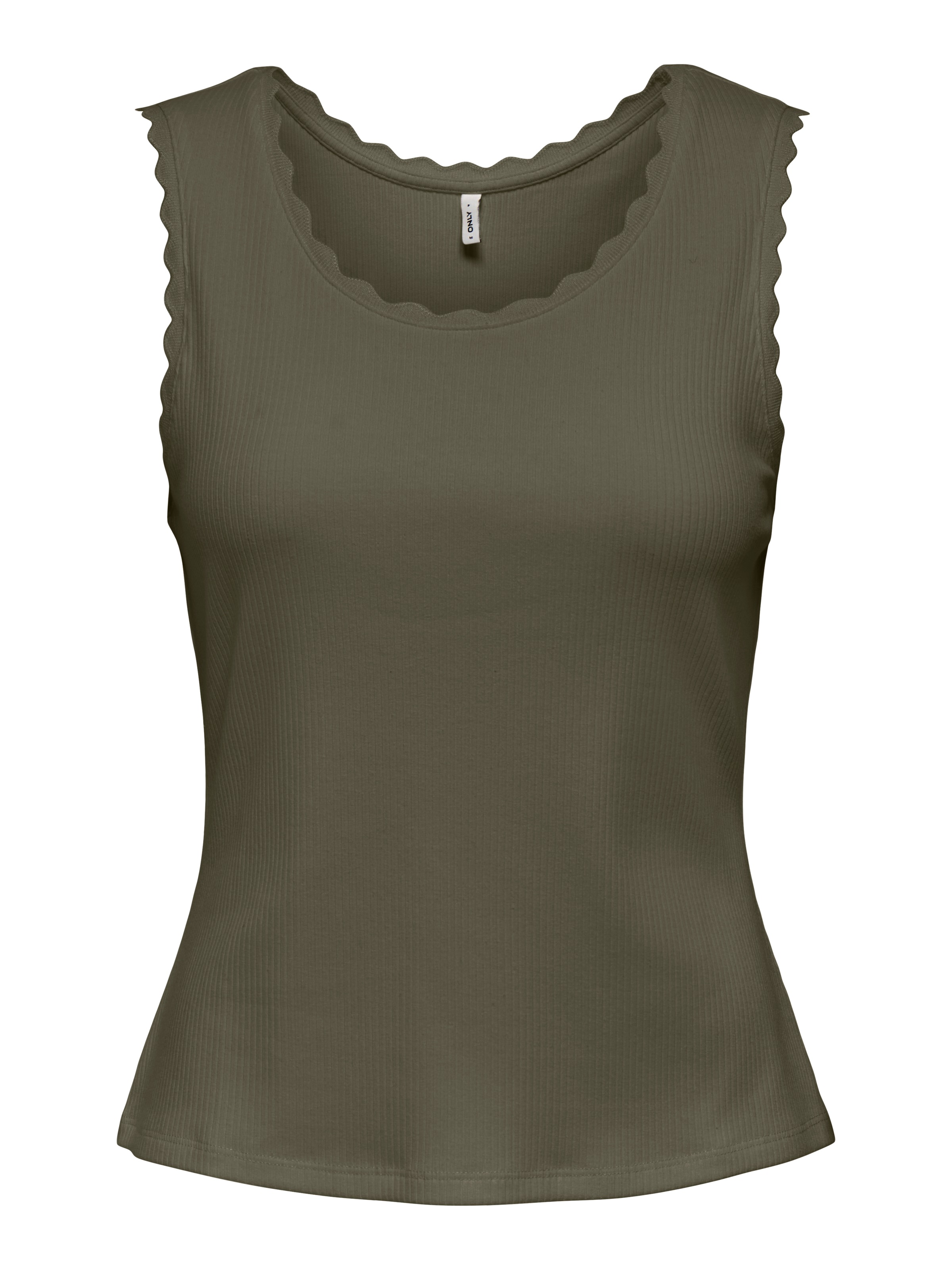 ONLY Tanktop "ONLLUNI S/L TANK TOP CS JRS" Baumwollmischung, regular fit, R günstig online kaufen