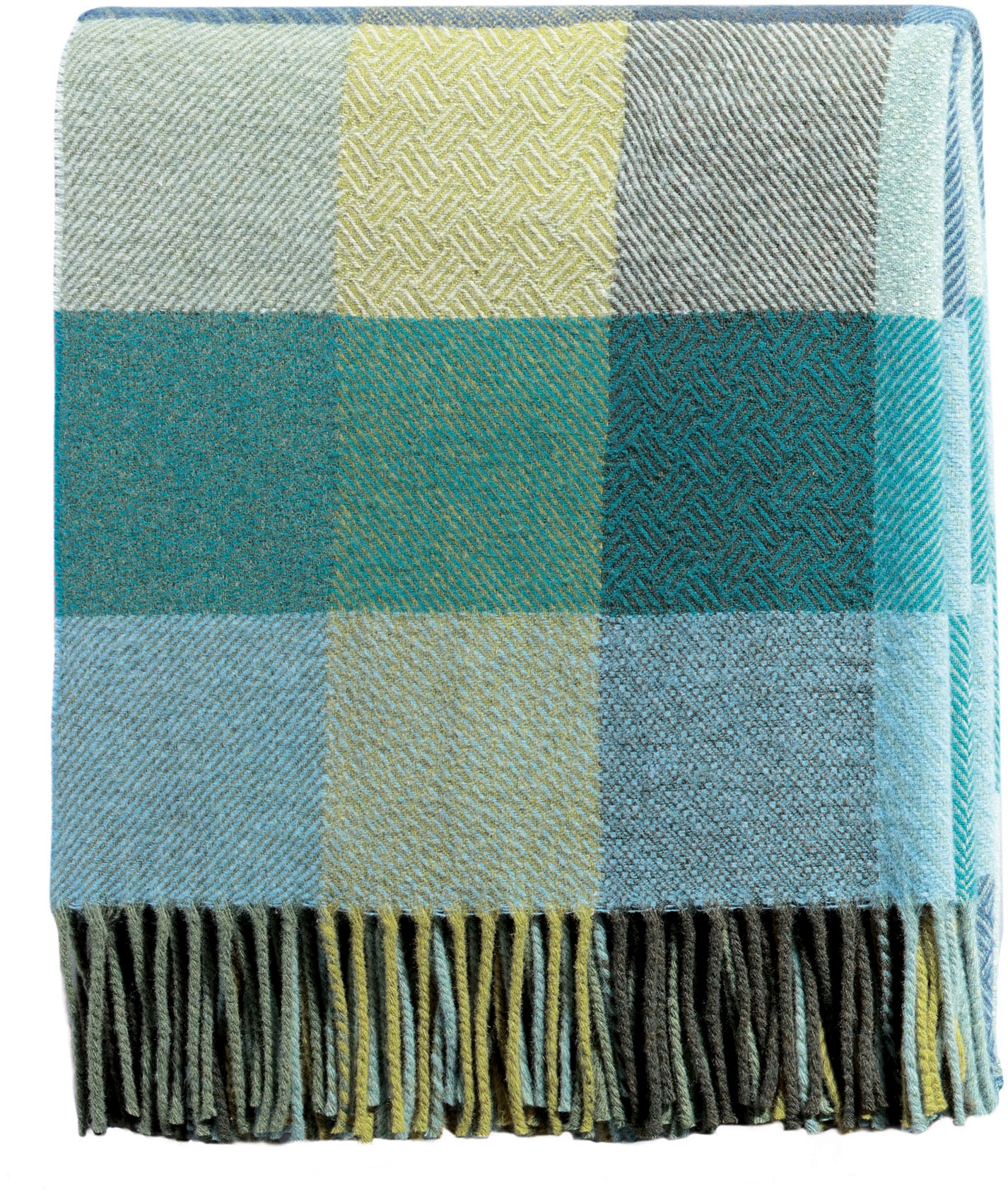 Biederlack Plaid »Plaid Shades mit hochwertigen Fransen«, filigrane Strukturoptik