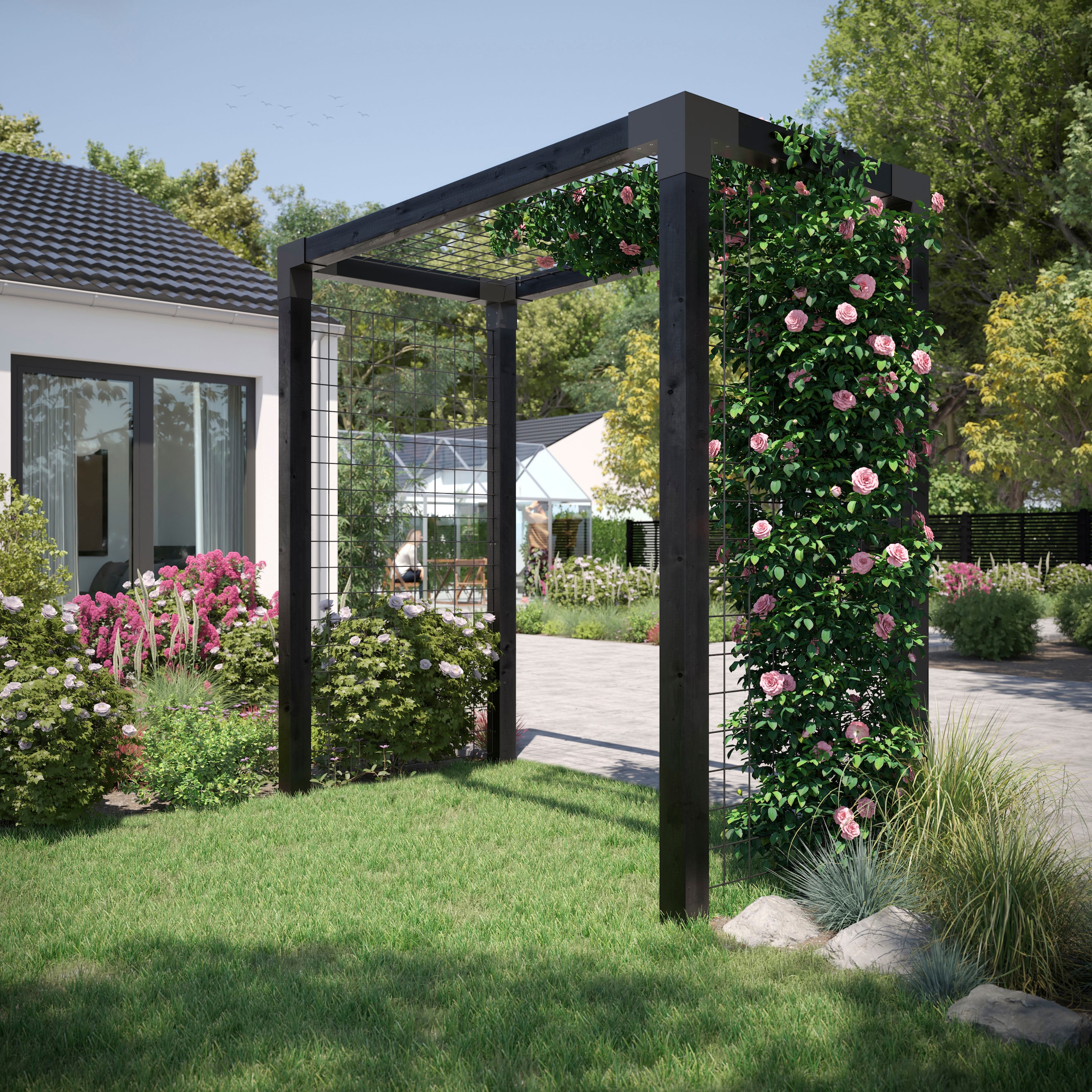 PLUS Pergola »Rosen«