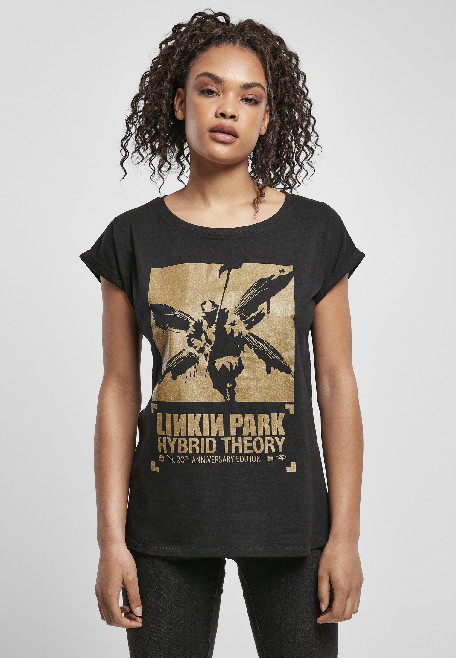 Black Friday Merchcode Kurzarmshirt »Damen Ladies Linkin Park Anniversary  Motive Tee«, (1 tlg.) | BAUR | T-Shirts