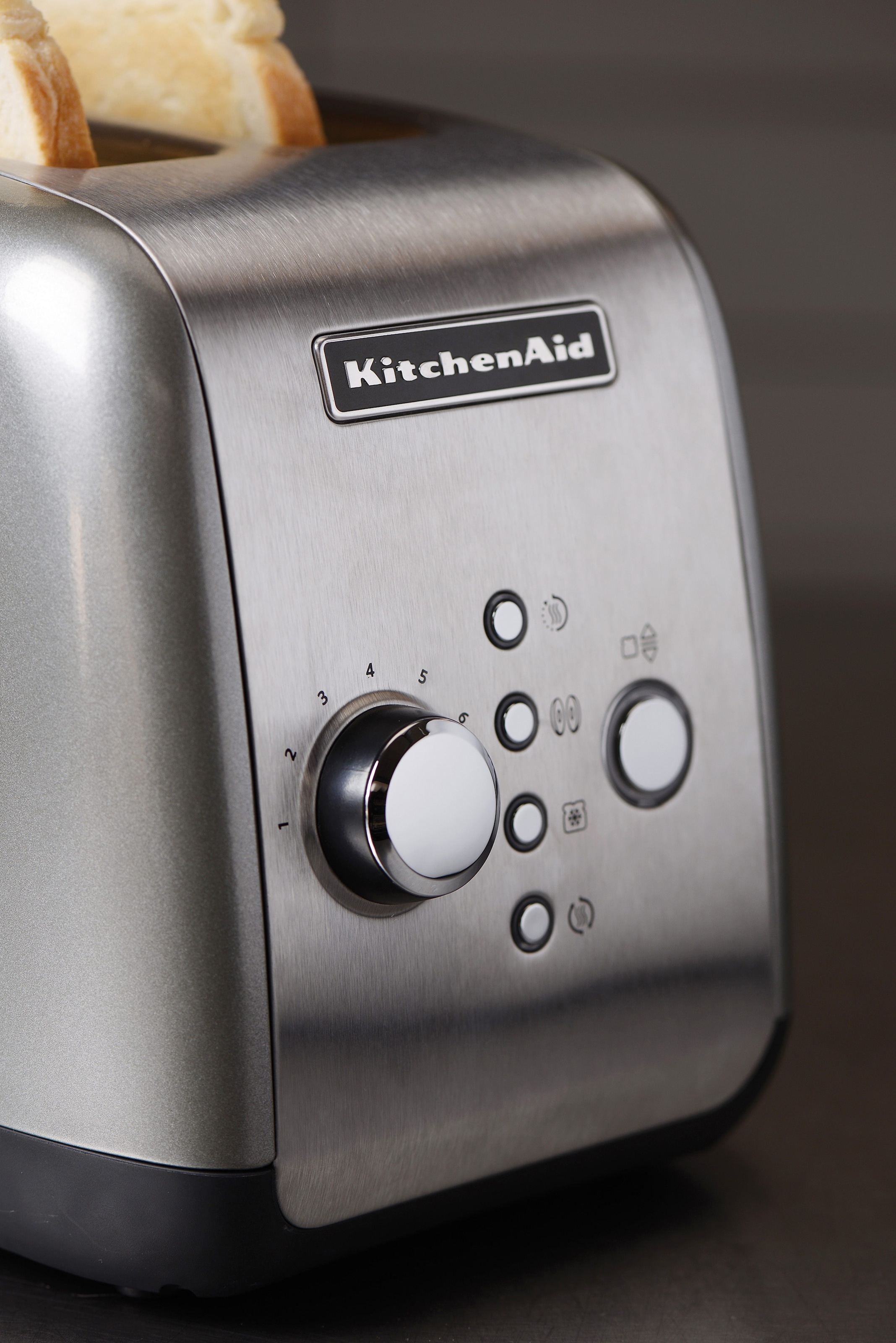 KitchenAid Toaster »5KMT221ECU CONTOUR BAUR Schlitze, SILVER«, 2 | kurze für 2 1100 Raten Scheiben, W per