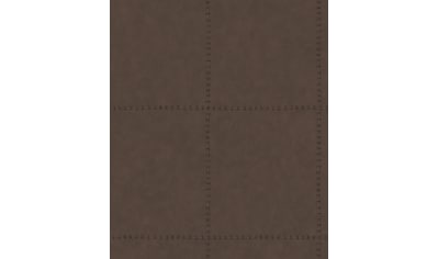 Vliestapete »Leder«, Antiklederoptik, Braun - 10m x 52 cm