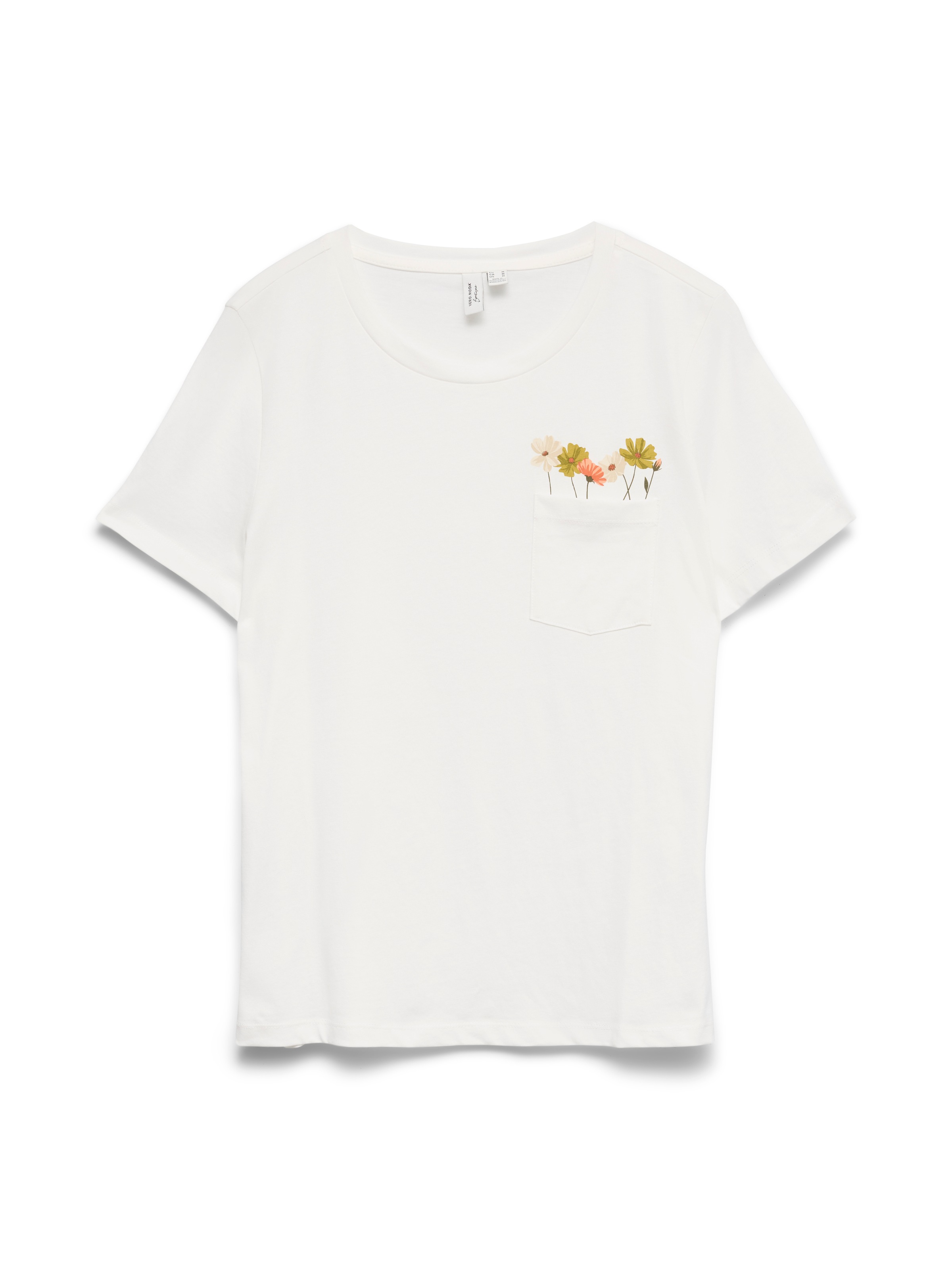 Vero Moda Kurzarmshirt »VMKARMA S/S O-NECK T-SHIRT JRS BTQ« Baumwolle, regular fit