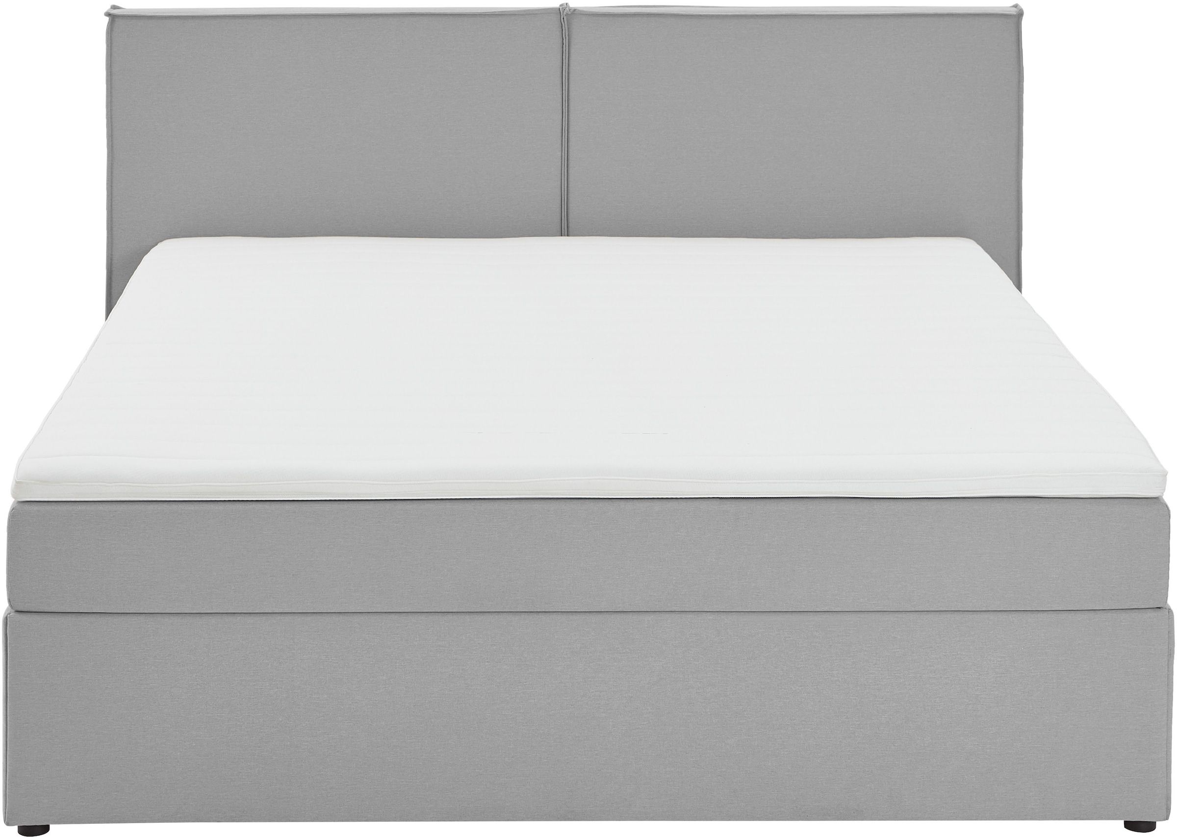 ATLANTIC home collection Boxbett »NIKITA«, bodentiefes Bett, wahlweise mit Matratze und Topper