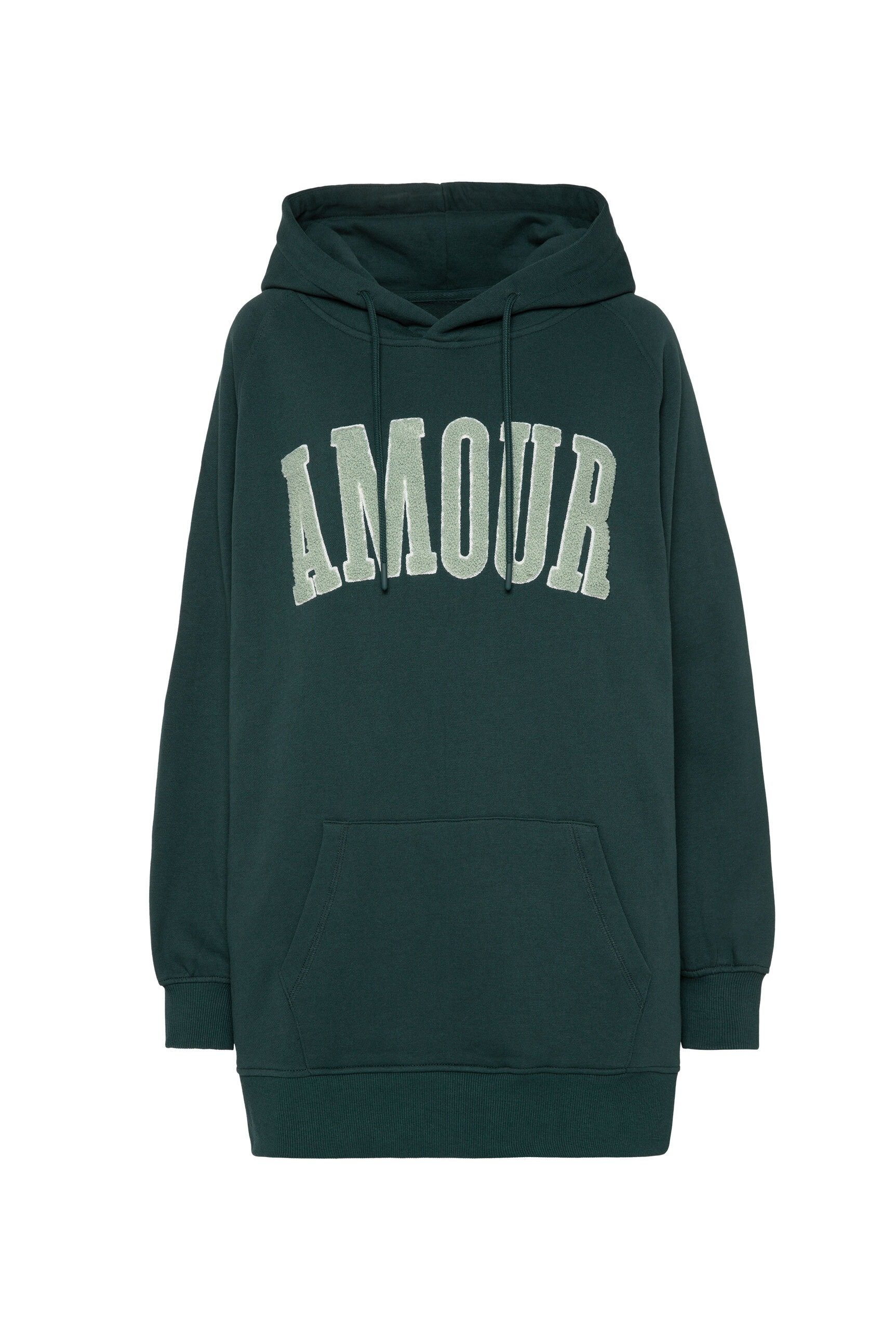 SENSES.THE LABEL Kapuzensweatshirt , mit Frottee Lettern
