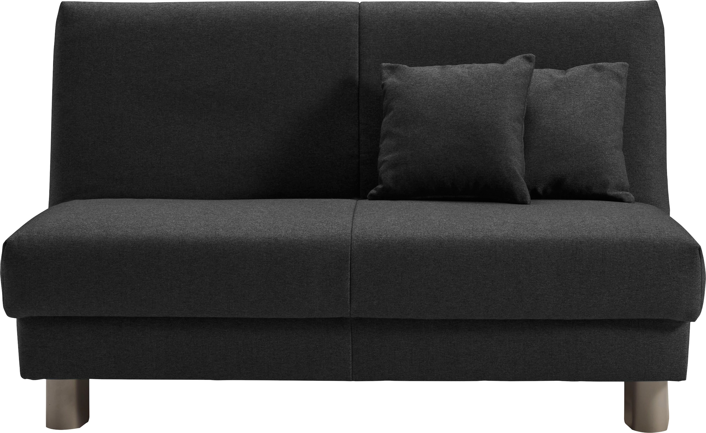 ell + ell Schlafsofa "Enny", Liegefläche Breite 120 oder 140 cm, Liegehöhe 40 cm, Füße alufarben