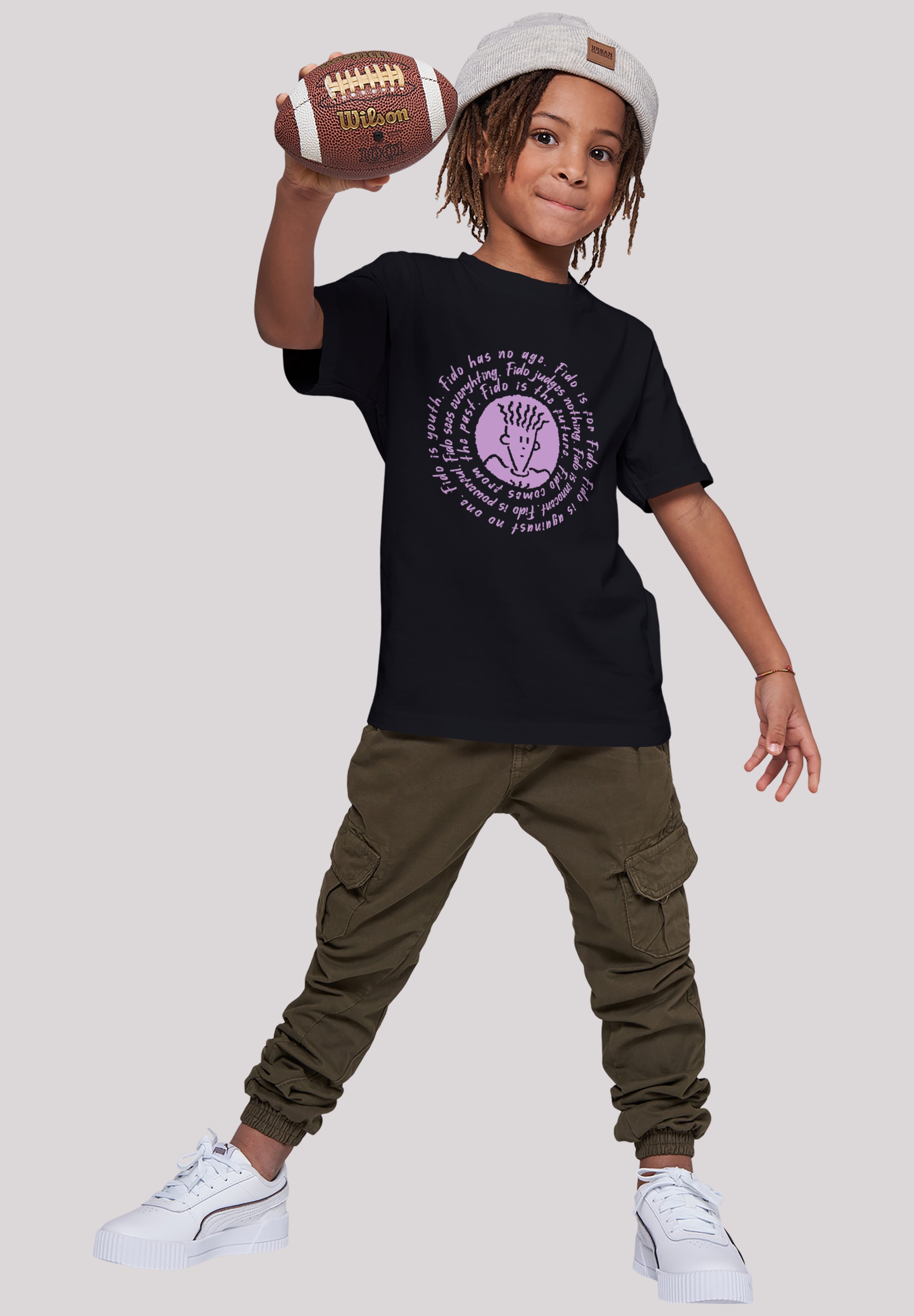 F4NT4STIC T-Shirt »Fido Dido Is For Fido Spiral«, Premium Qualität
