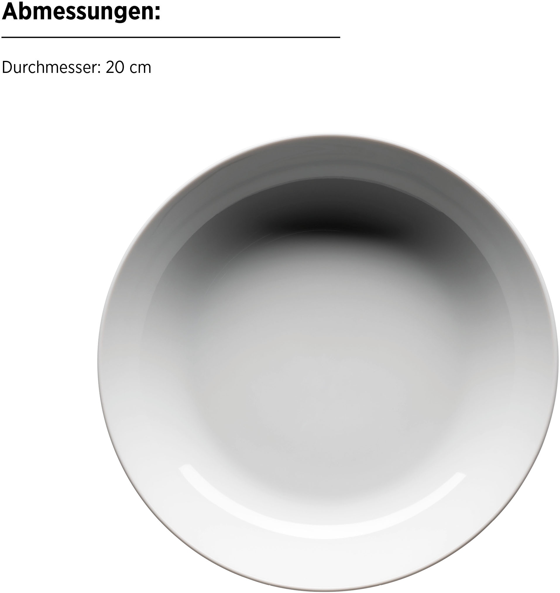 MÄSER Suppenteller »BARCA, Suppenteller Set, Porzellan«