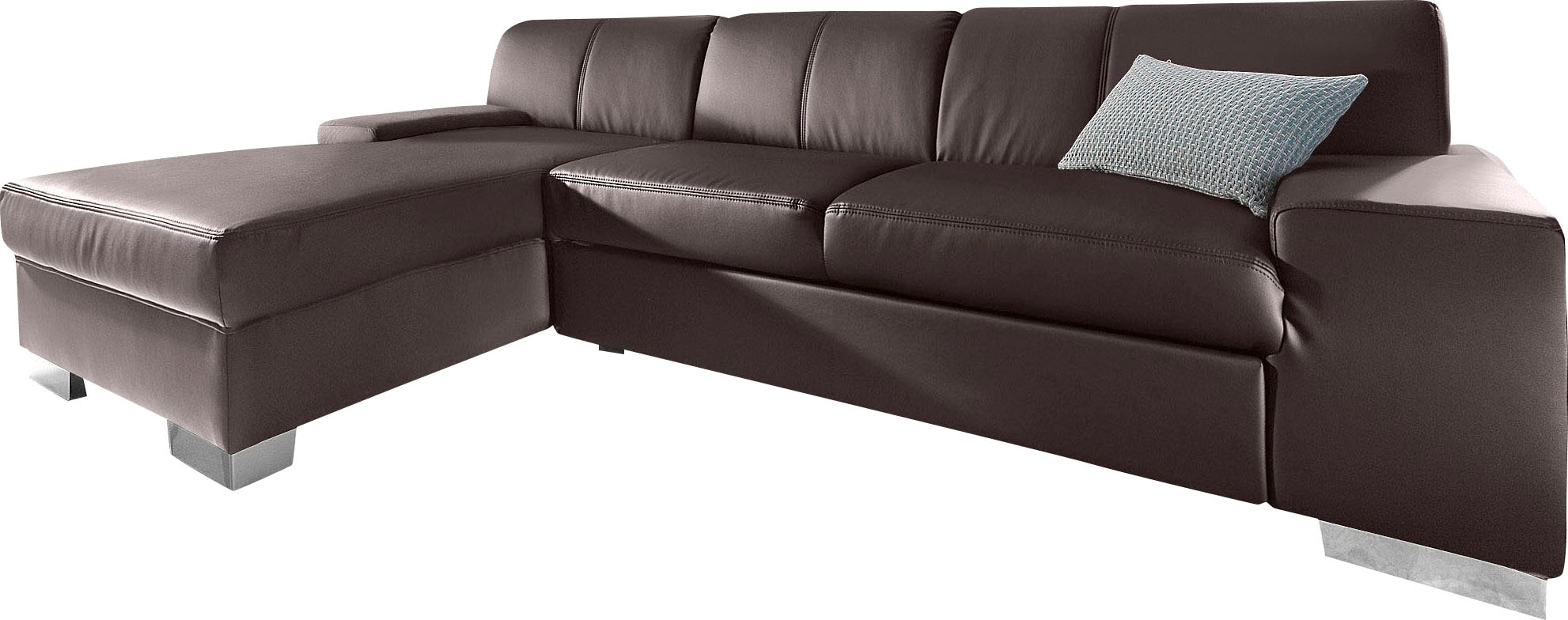 DOMO collection Ecksofa "Star, zeitlose Formensprache, elegante Optik, L-Fo günstig online kaufen