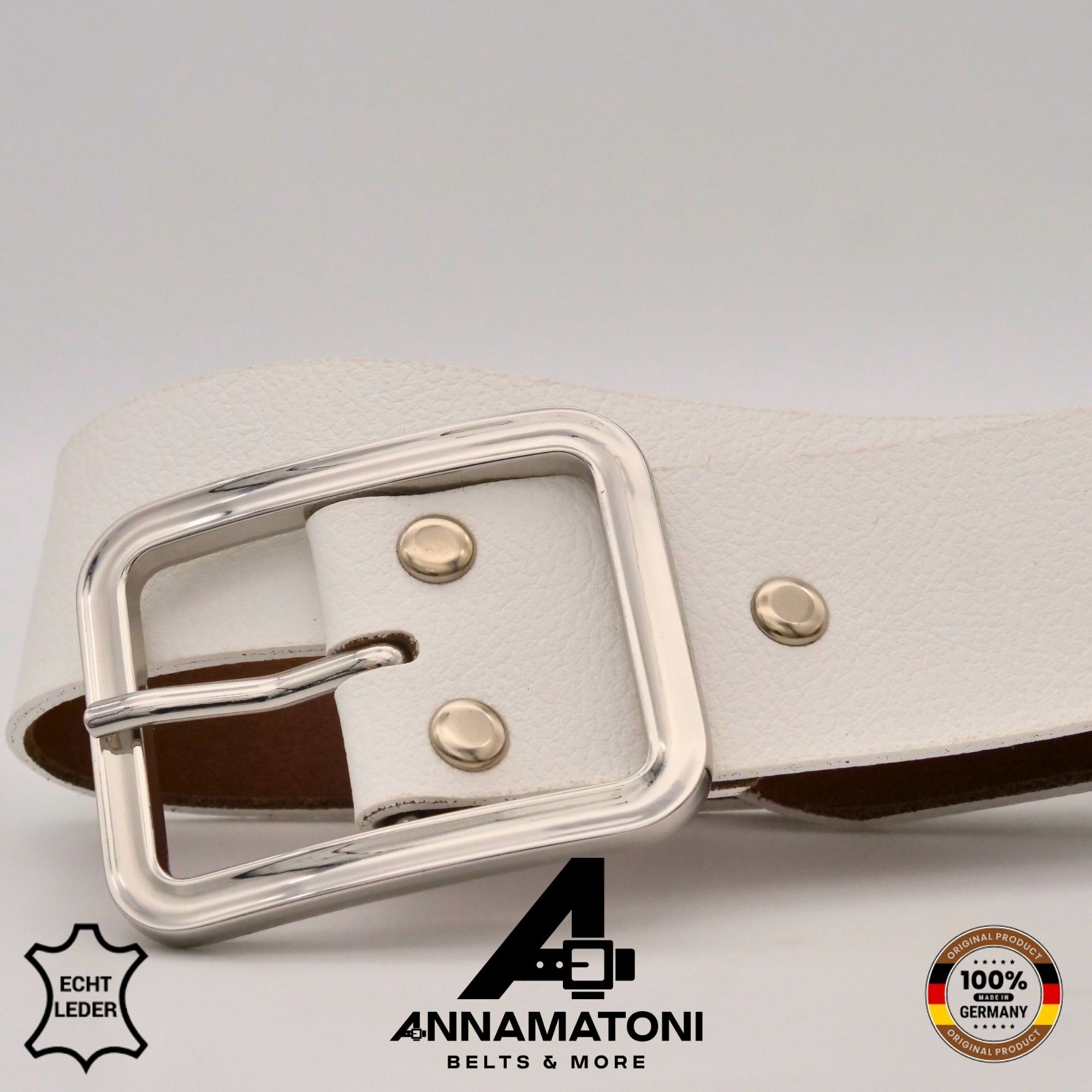AnnaMatoni Ledergürtel »AnnaMatoni AnnaMatoni Damen Leder Gürtel Echtleder mit moderner«