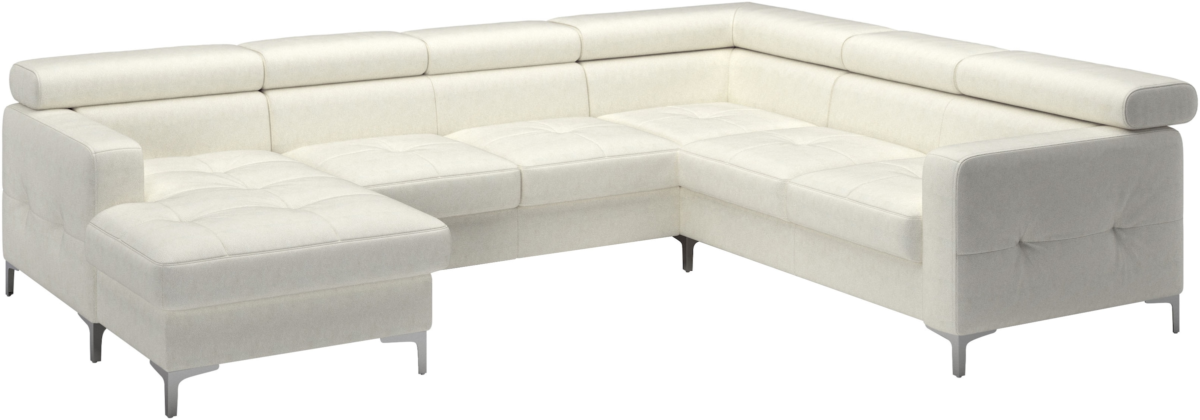 COTTA Wohnlandschaft "Sammy U-Form", mit Kopfteilverstellung, optional mit günstig online kaufen
