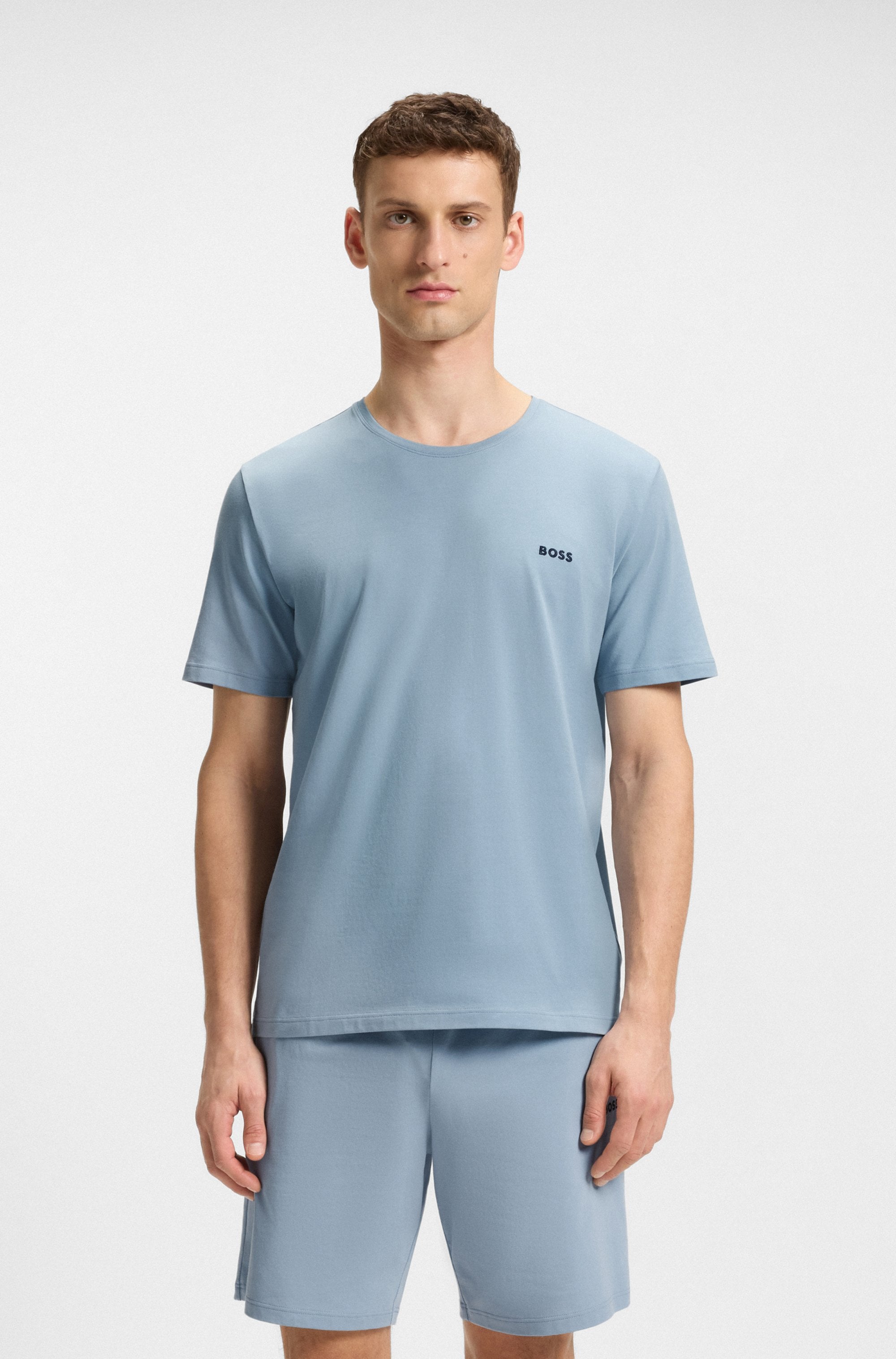 BOSS "Mix&Match T-Shirt R" mit Logostickerei günstig online kaufen